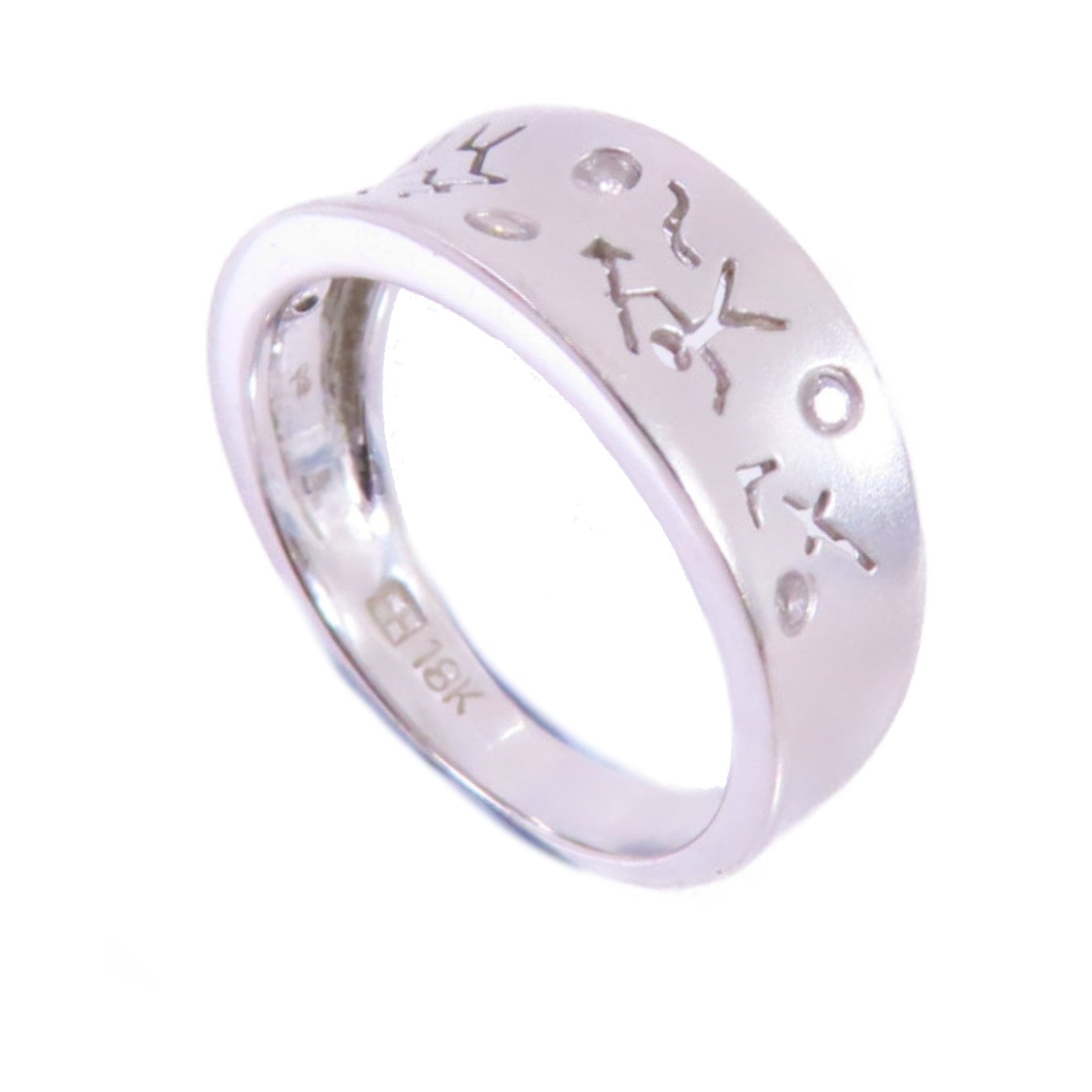 JEWELRY 18K白金Diamond Ring鑽石戒指US#5.25