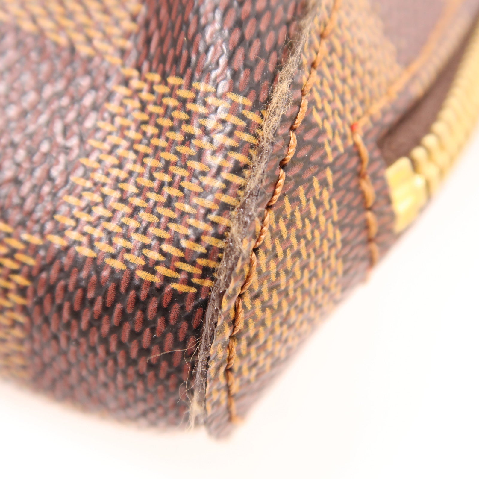 LOUIS VUITTON Damier Geronimos金扣腰包