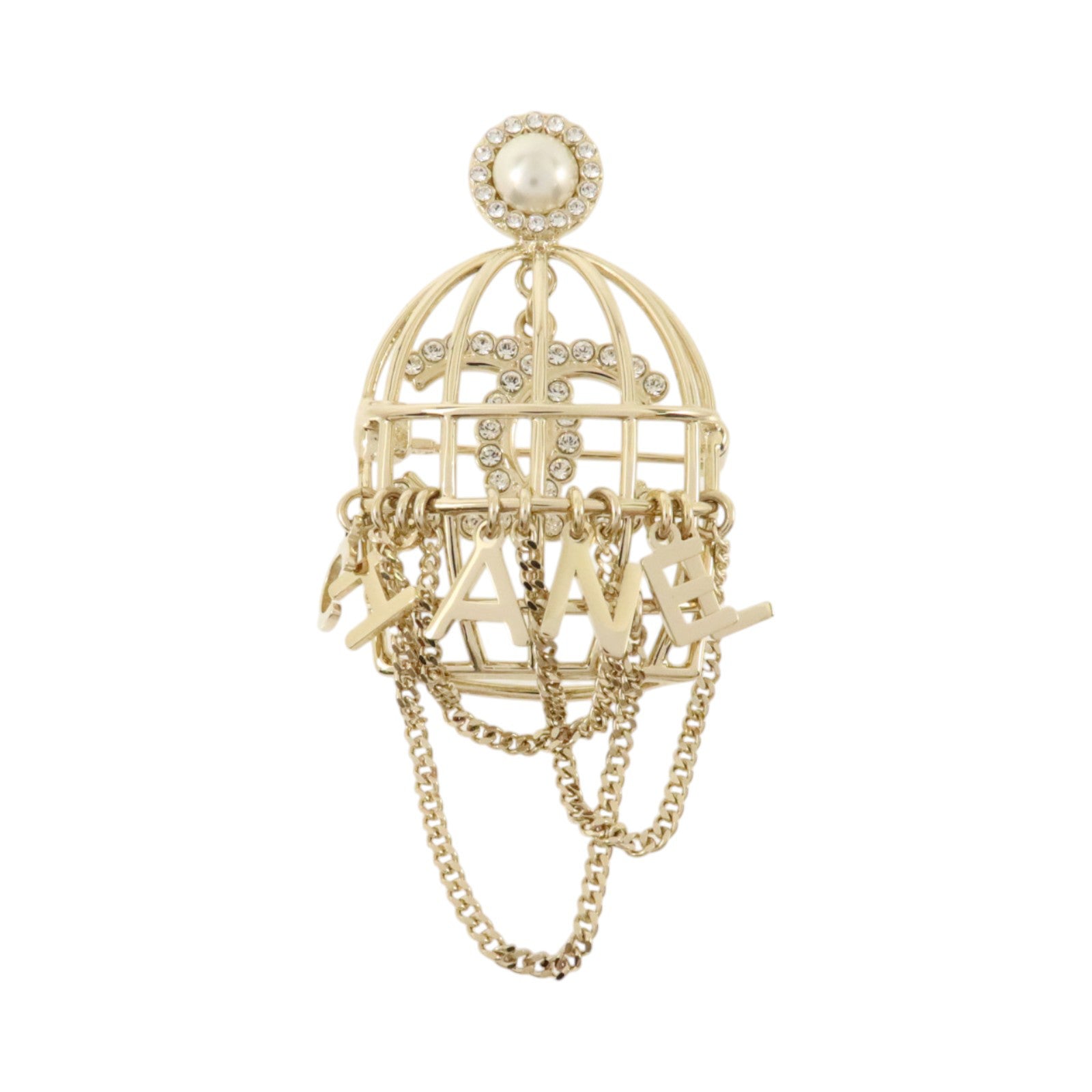 CHANEL 金屬/PVC Brooch胸針