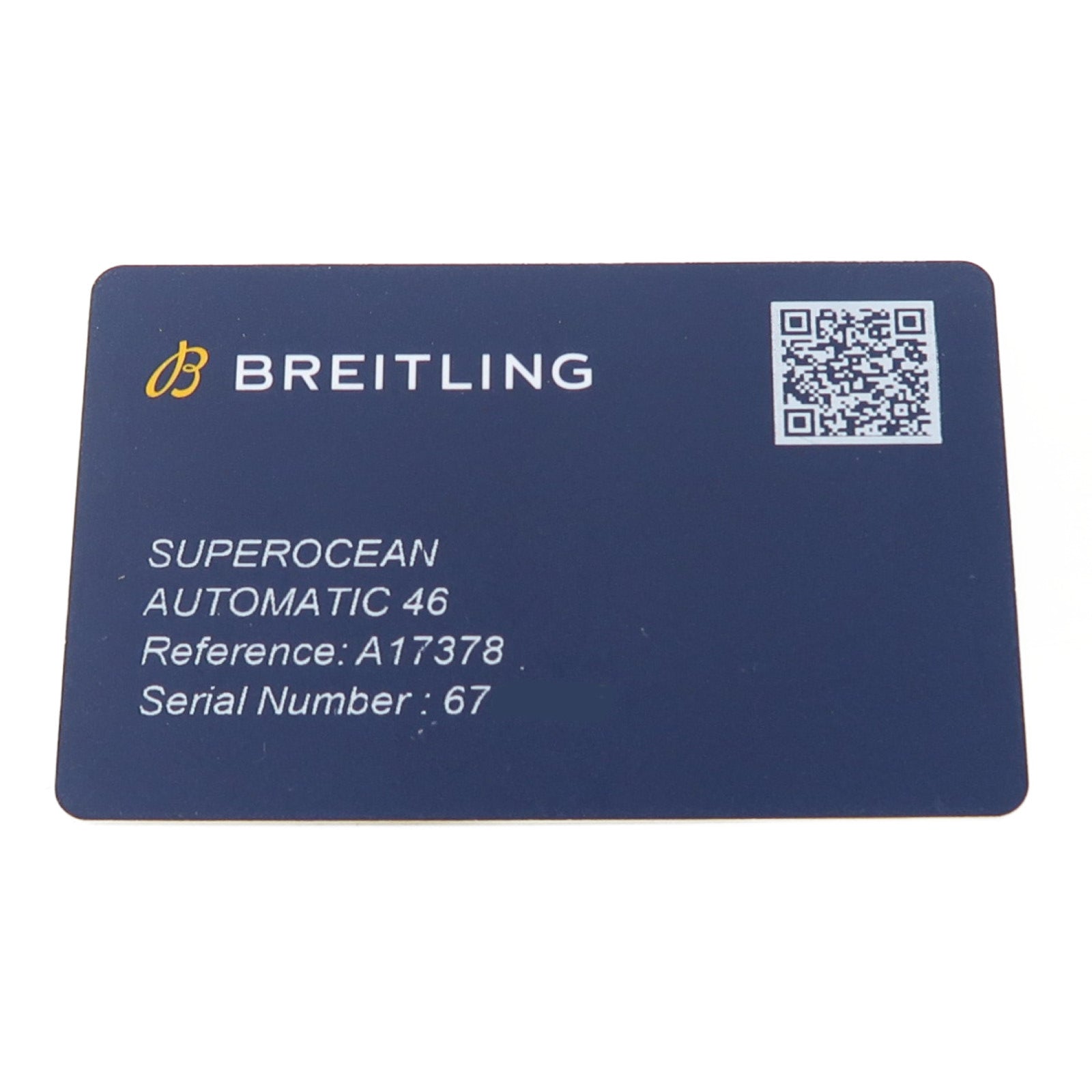 BREITLING Superocean 46不鏽鋼手錶自動機芯藍色