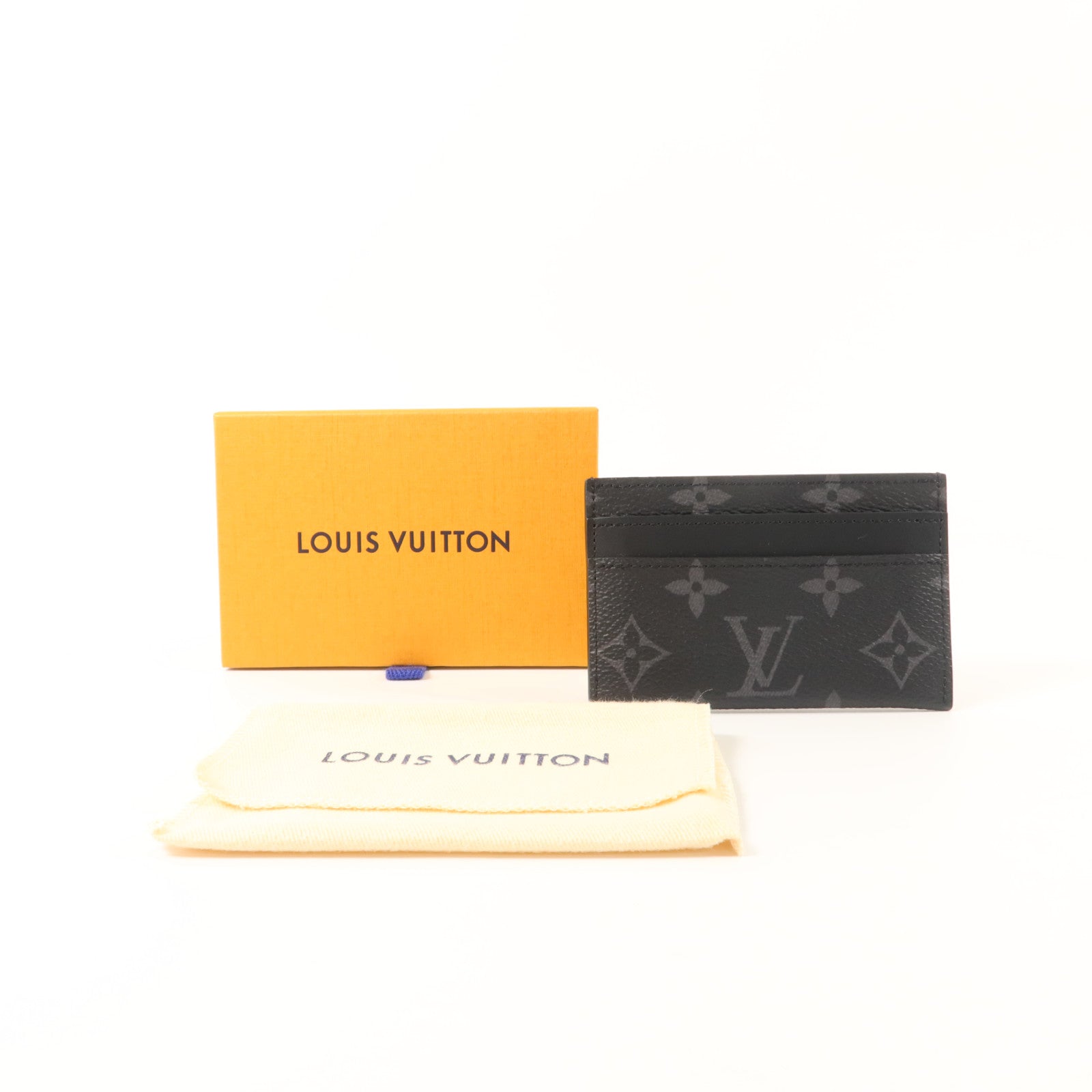 LOUIS VUITTON Monogram Eclipse Double Card Holder卡片套
