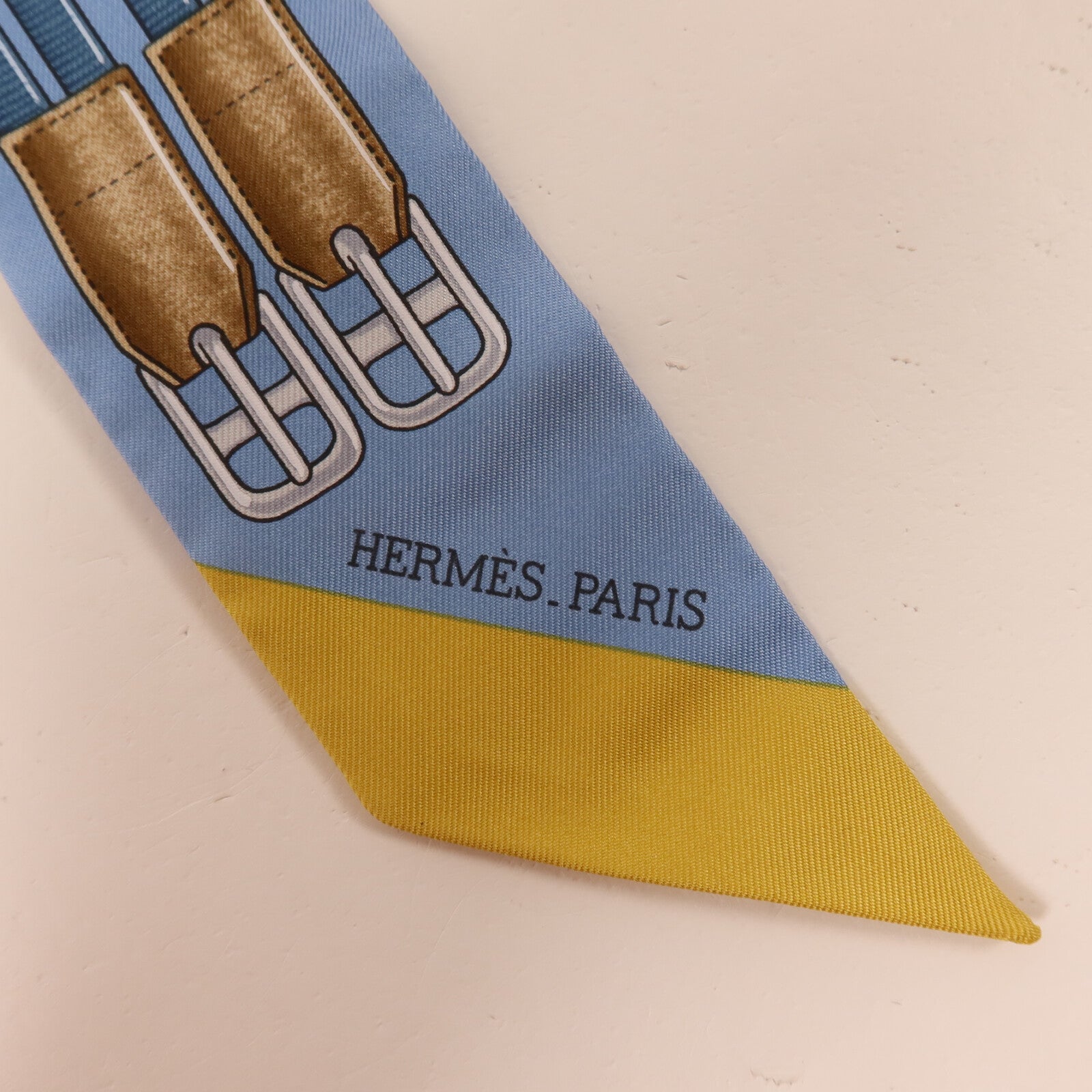 HERMES 絲質Twilly絲巾