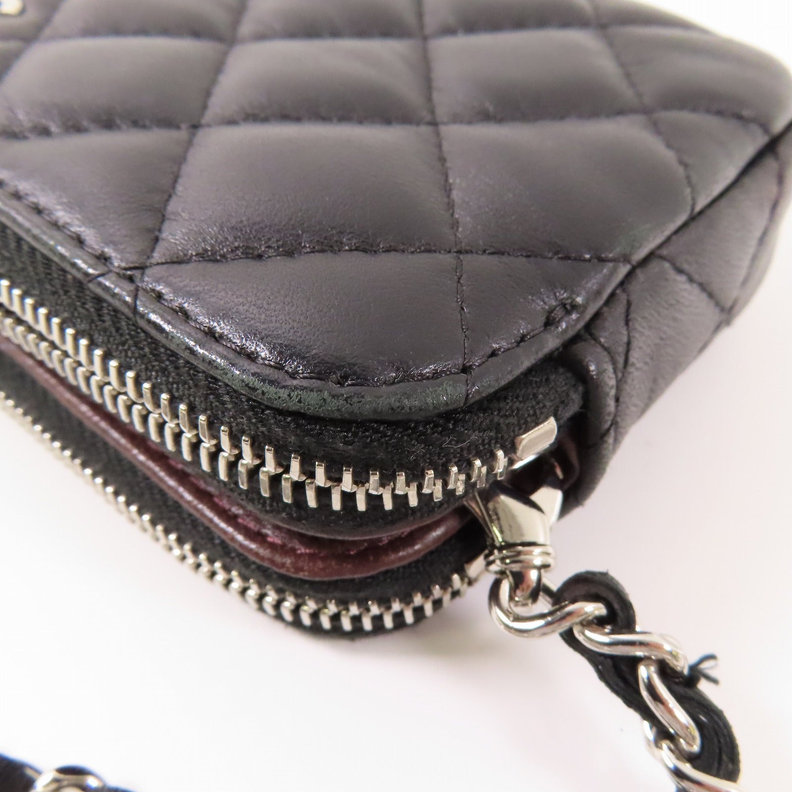 CHANEL 【激減優惠】羊皮皮革Chain Shoulder銀扣鏈帶肩背袋