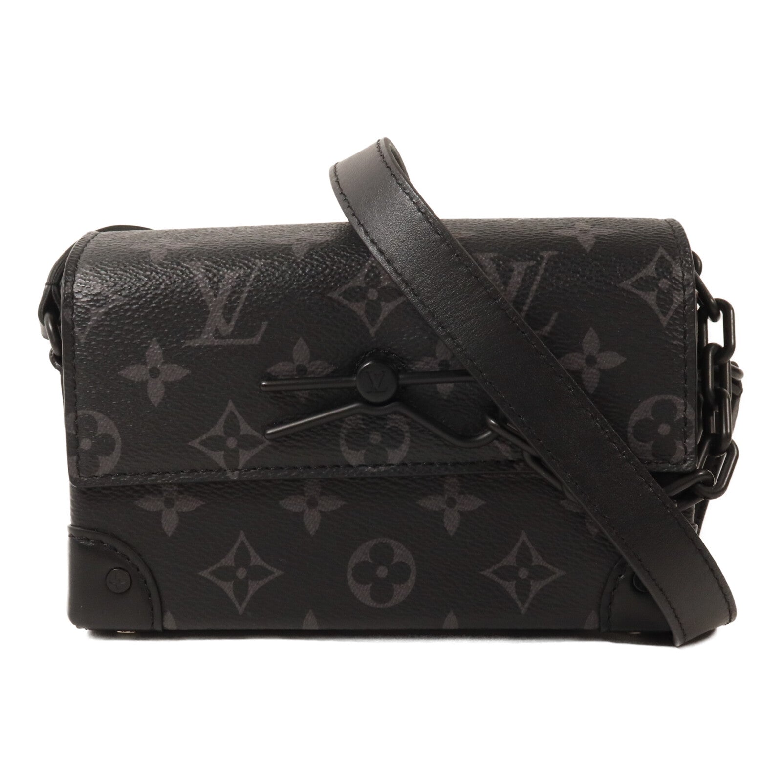 LOUIS VUITTON Monogram Eclipse Steamer Wearable Wallet肩背袋