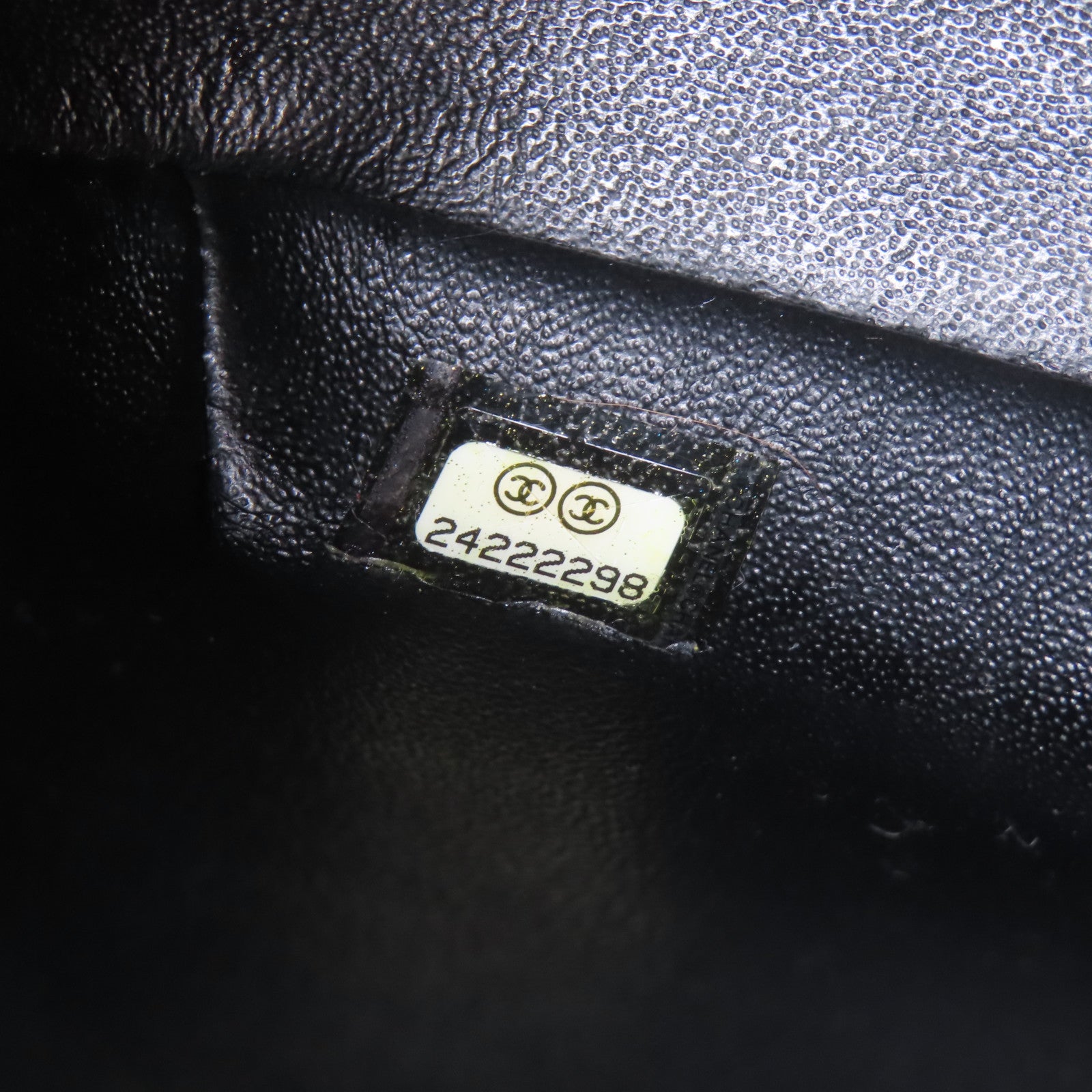 CHANEL 【激減優惠】菱格牛皮皮革2 Way Chain Shoulder Bag銀扣鏈帶手挽肩背兩用袋黑色
