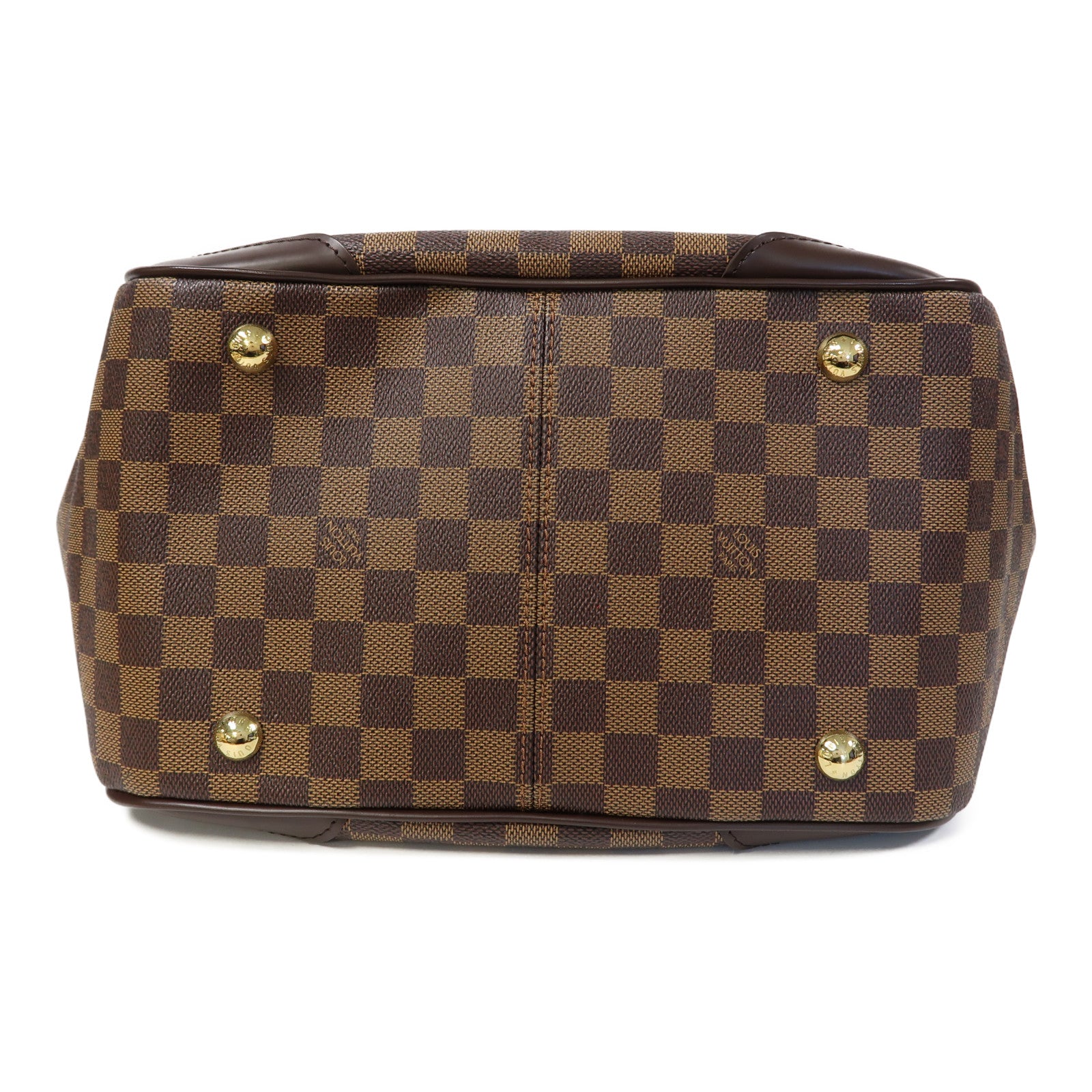LOUIS VUITTON 【激減優惠】Damier Verona MM金扣肩背袋啡色