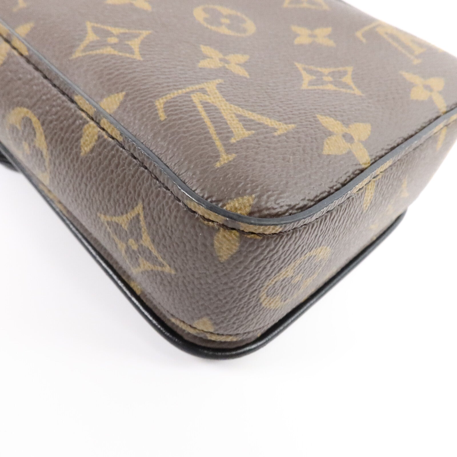 LOUIS VUITTON Monogram Macassar S-Lock肩背袋