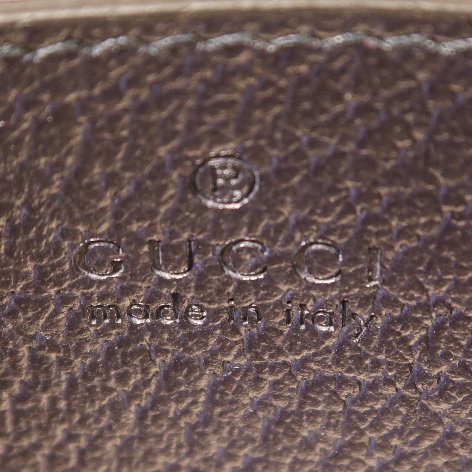 GUCCI 塗層帆布Horsebit 1955銀扣肩背袋