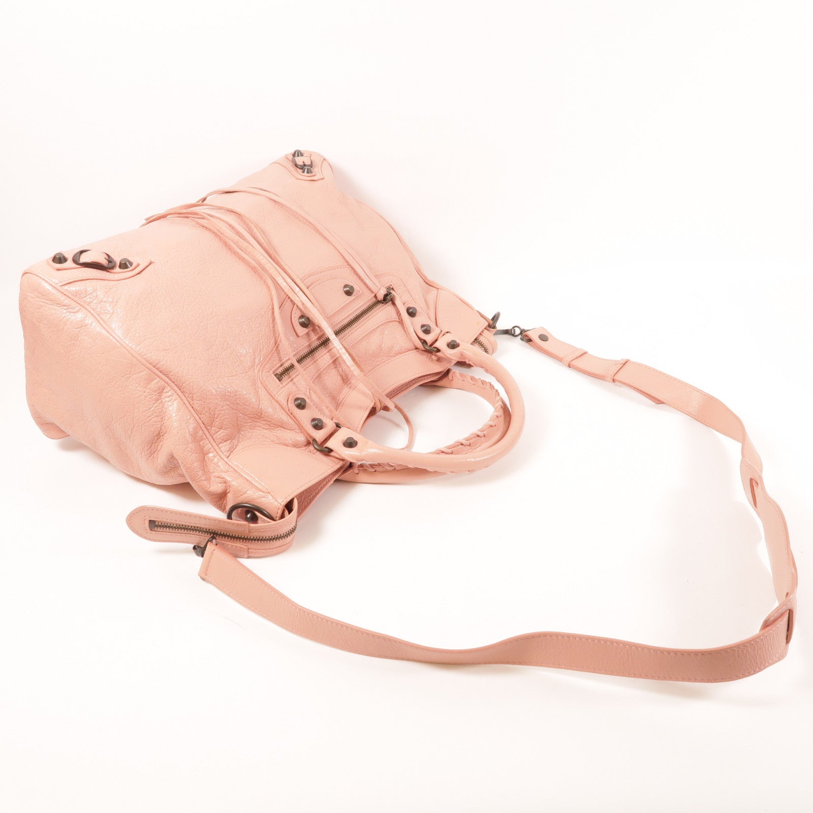 BALENCIAGA 皮革Velo手挽肩背兩用袋