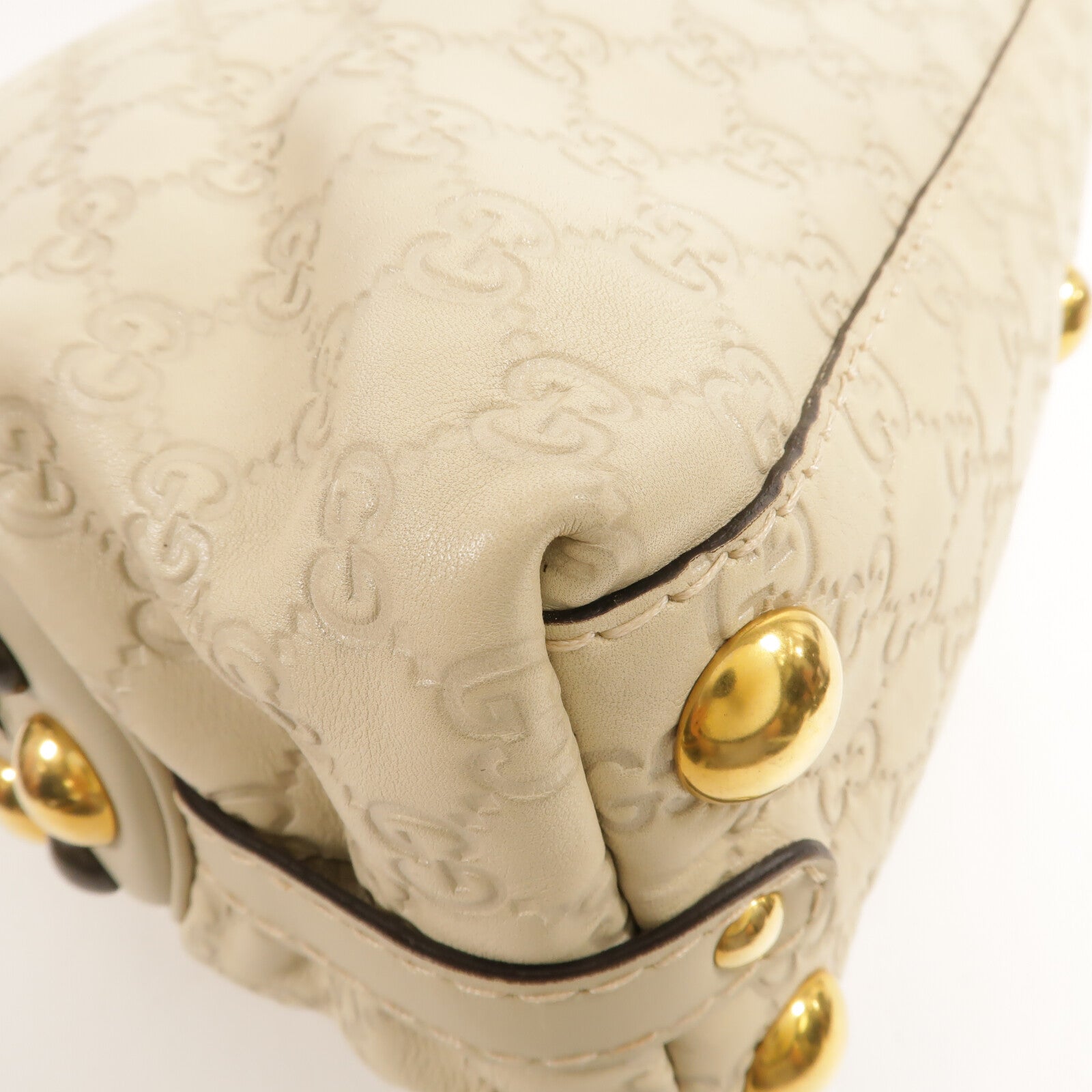 GUCCI 牛皮皮革Guccissima Babouska Dome Bag手挽袋
