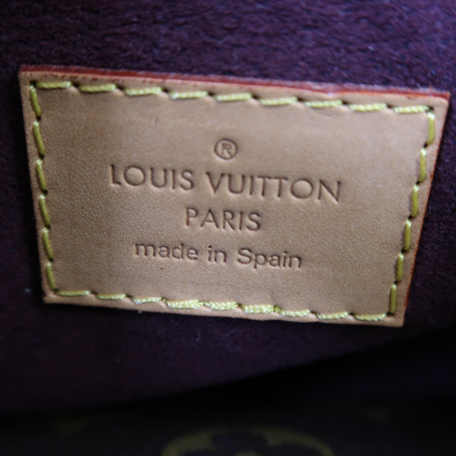 LOUIS VUITTON Monogram Montaigne金扣手挽肩背兩用袋啡色