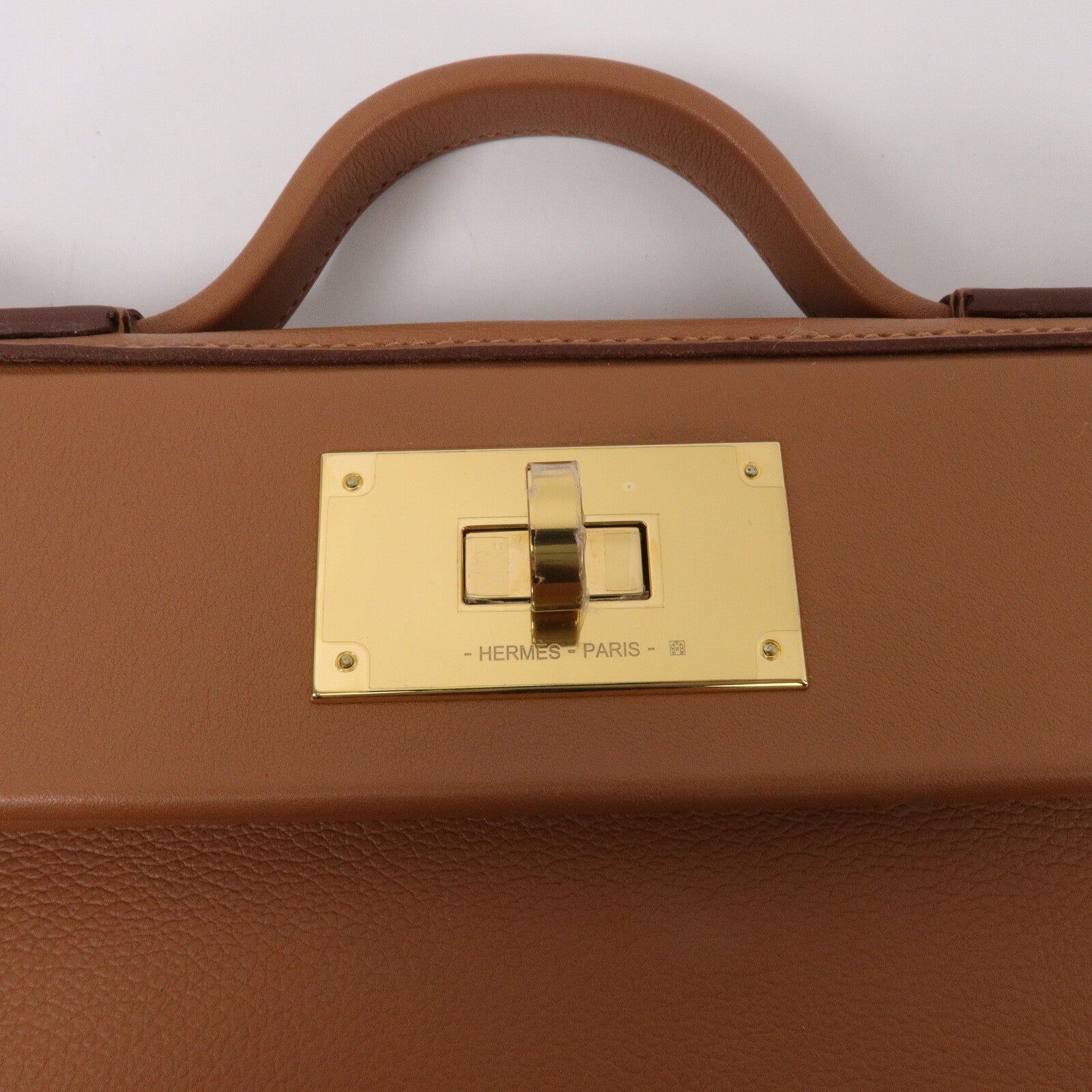 HERMES Swift皮革24/24 Mini手挽肩背兩用袋Gold