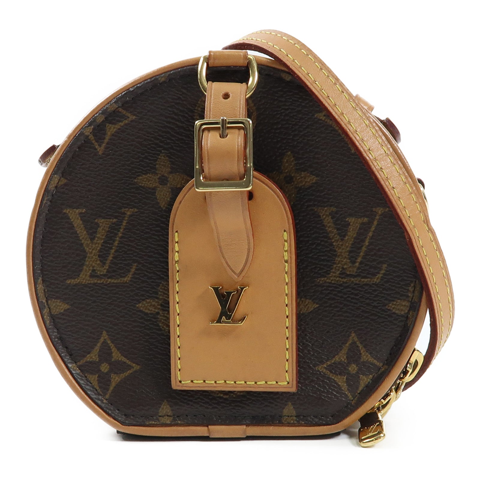 LOUIS VUITTON LV GHW Mini Boite Chapeau 2 Way Shoulder Bag M44699 Monogram Brown