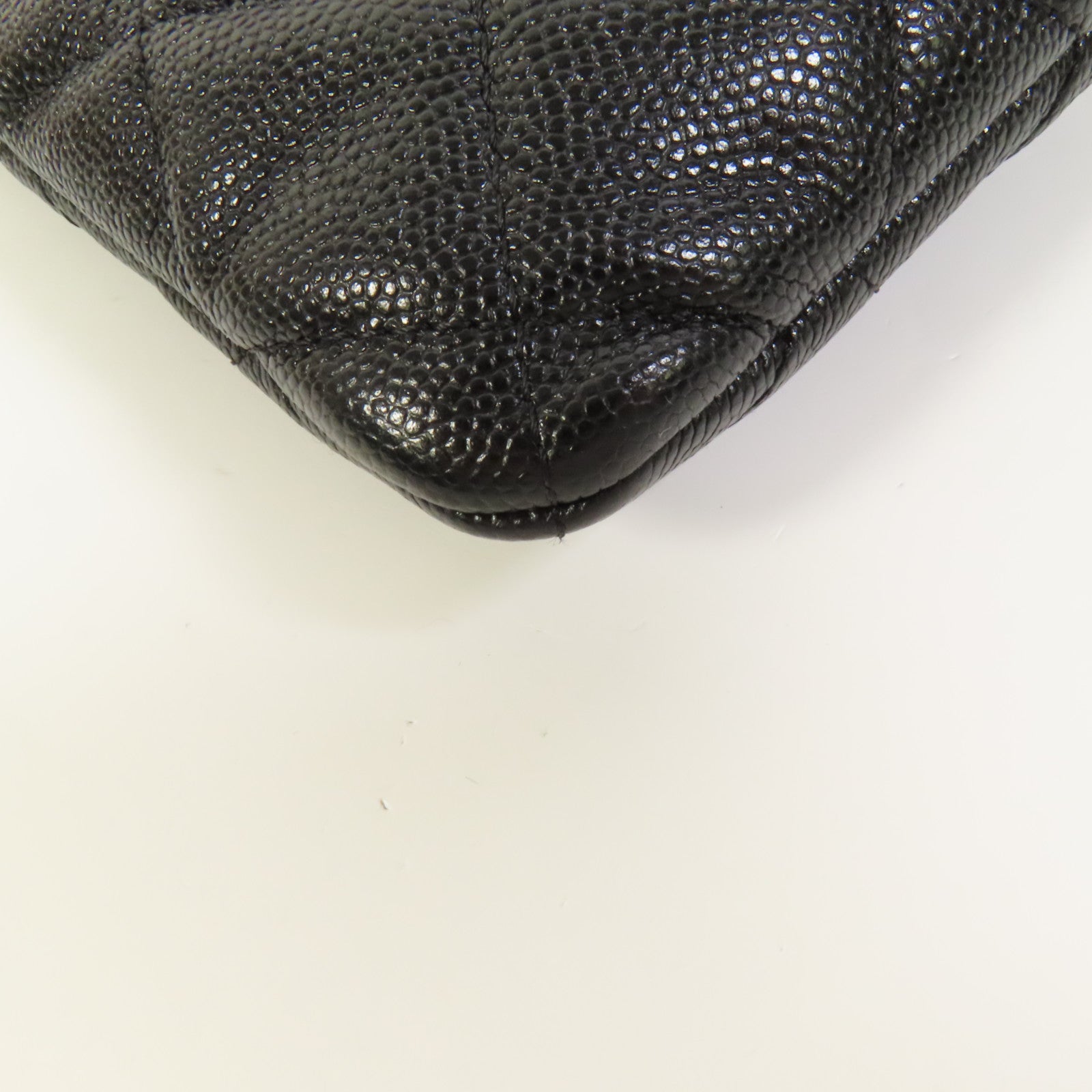 CHANEL 牛皮皮革Classic Zipped Pouch金扣手拿包