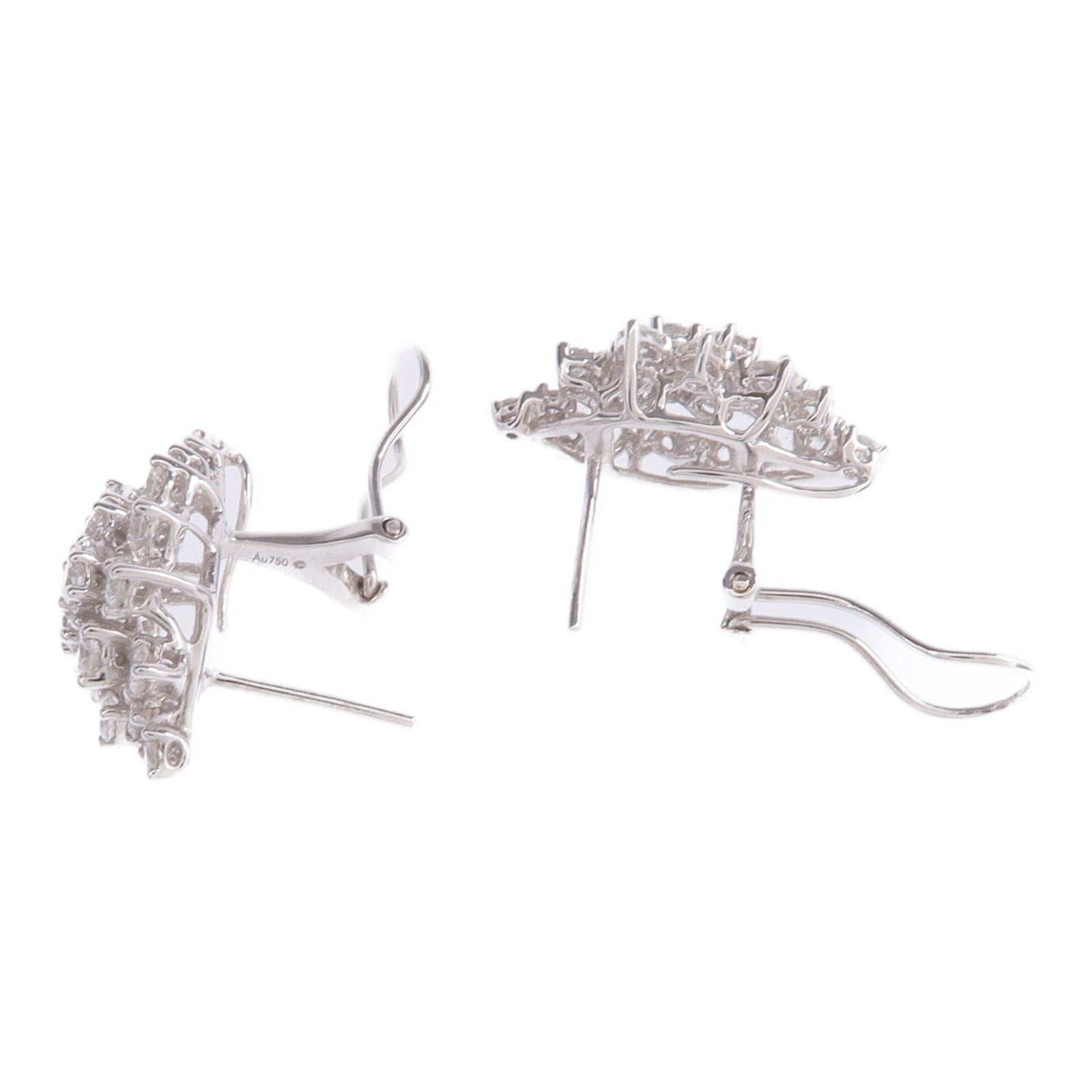 JEWELRY 18K白金Diamond Earrings鑽石耳環