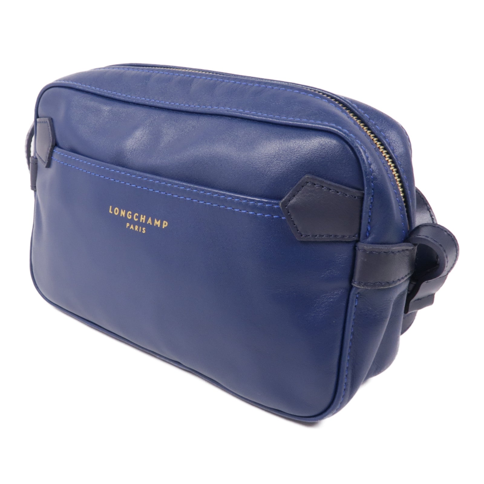 Longchamp 牛皮皮革Shoulder Bag金扣肩背袋