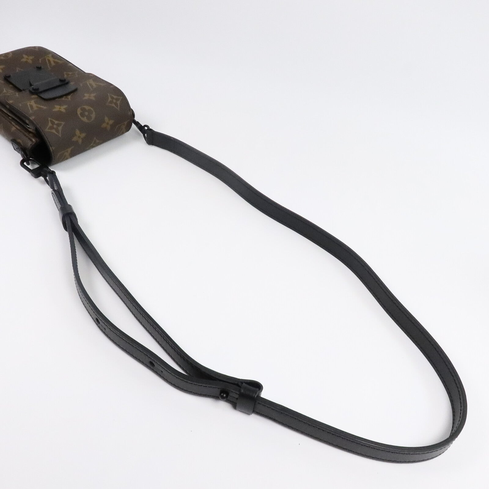 LOUIS VUITTON Monogram Macassar S-Lock肩背袋