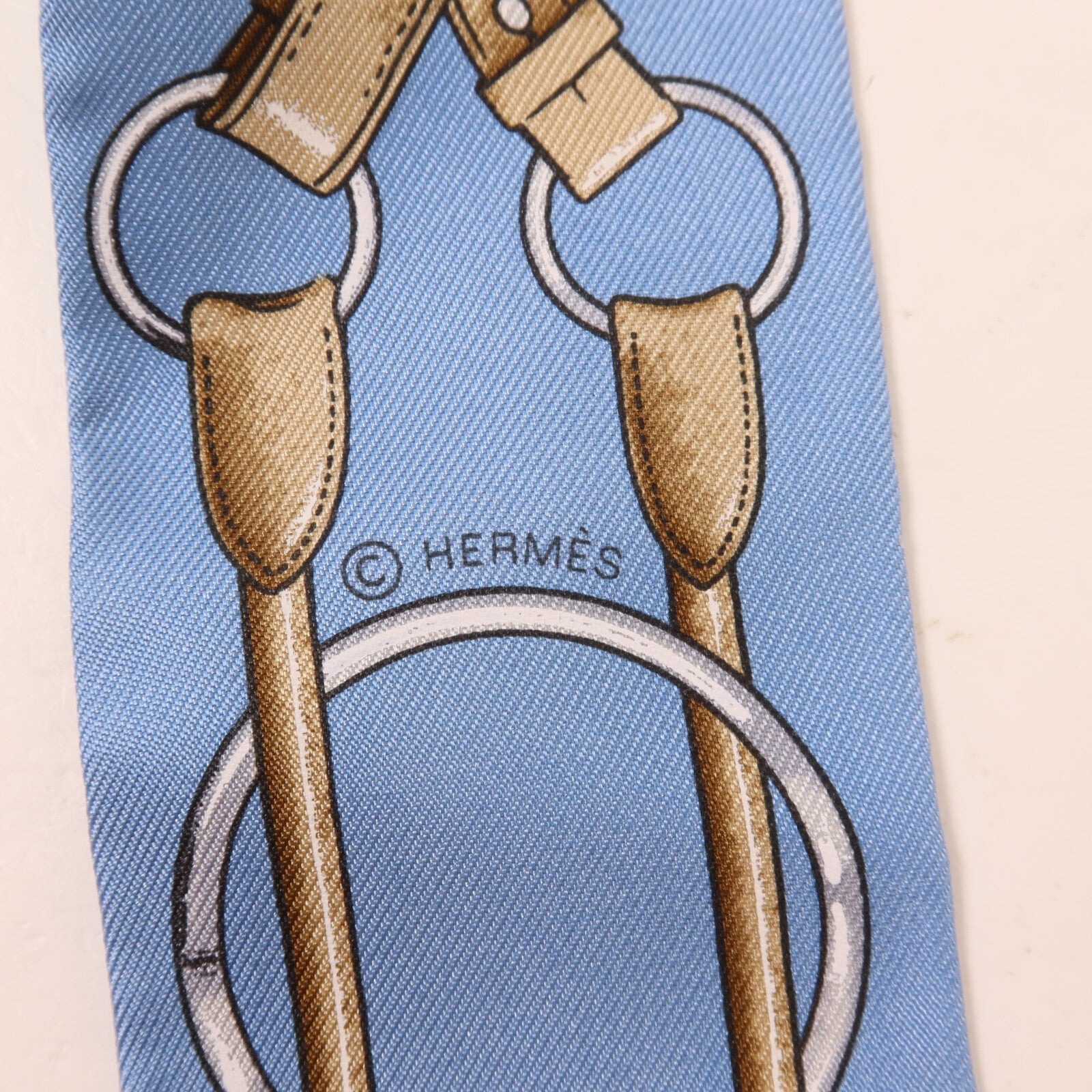 HERMES 絲質Twilly絲巾