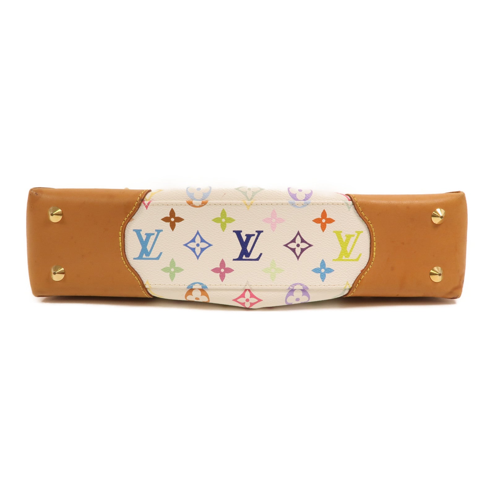 LOUIS VUITTON Monogram Multicolore Judy MM金扣鏈帶手挽肩背兩用袋