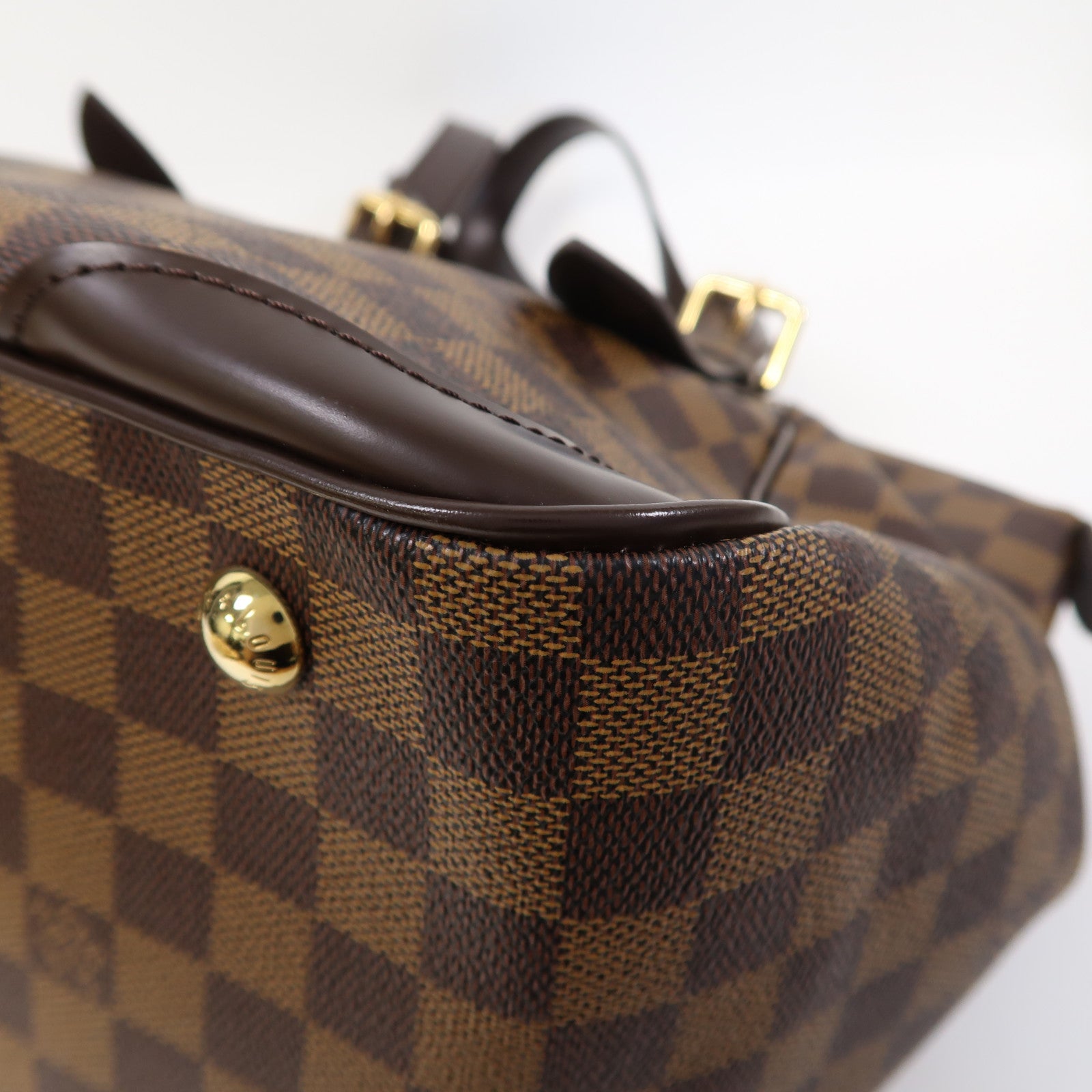 LOUIS VUITTON 【激減優惠】Damier Verona MM金扣肩背袋啡色