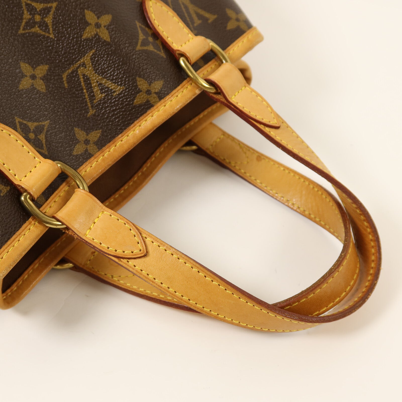 LOUIS VUITTON Monogram Batignolles Vertical金扣手挽袋