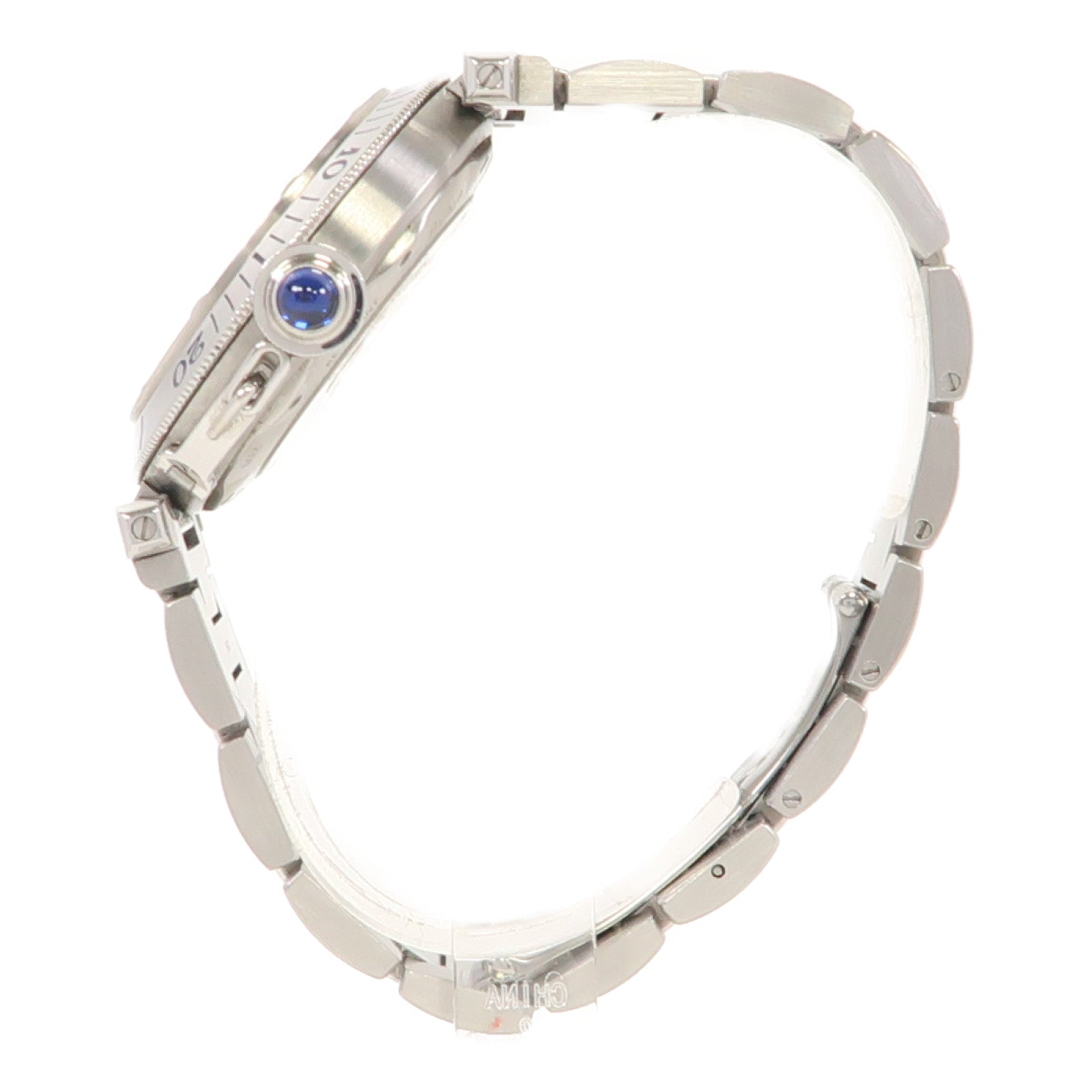 CARTIER Pasha Grid不鏽鋼手錶自動機芯米色