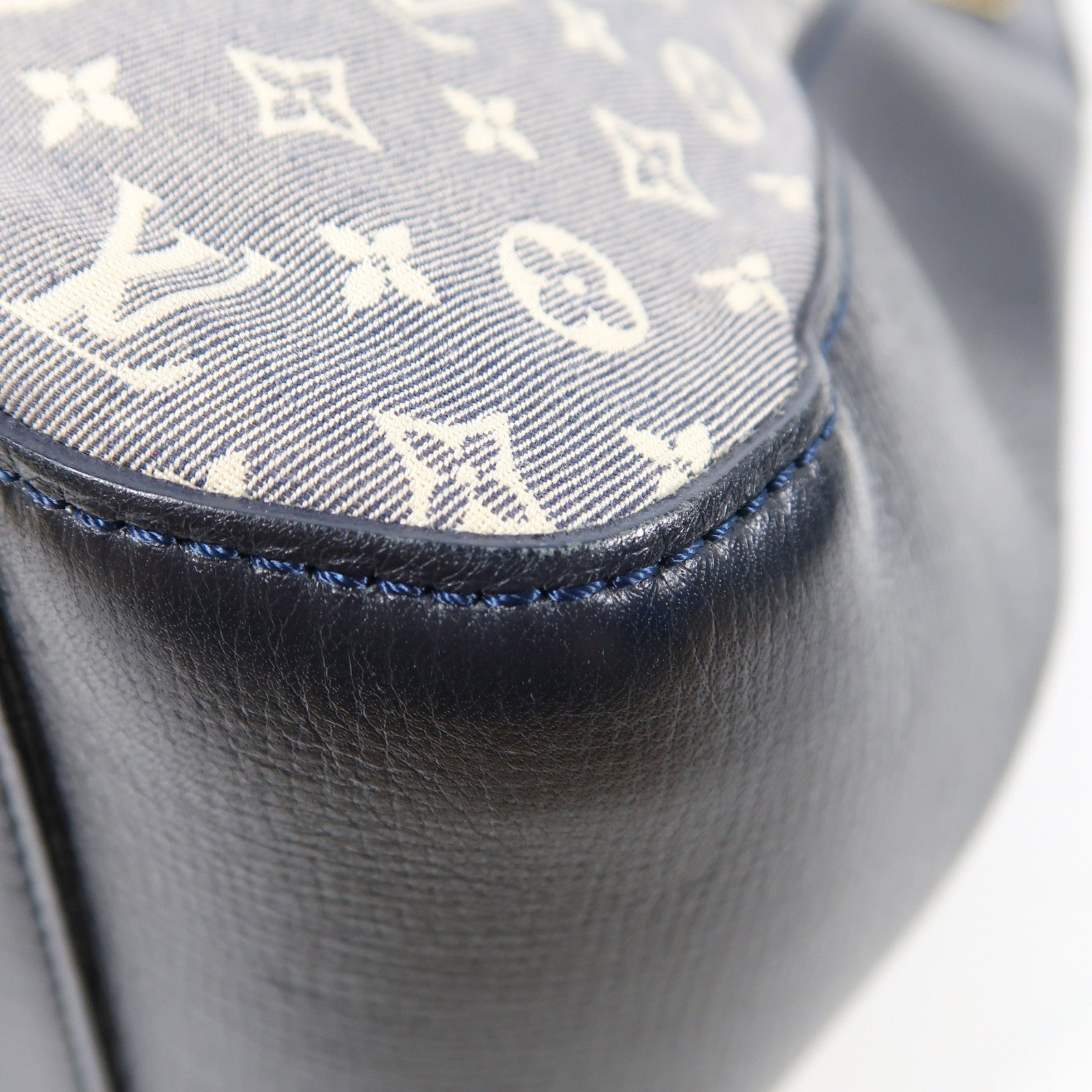 LOUIS VUITTON Monogram Idylle Rendezvous PM金扣肩背袋藍色