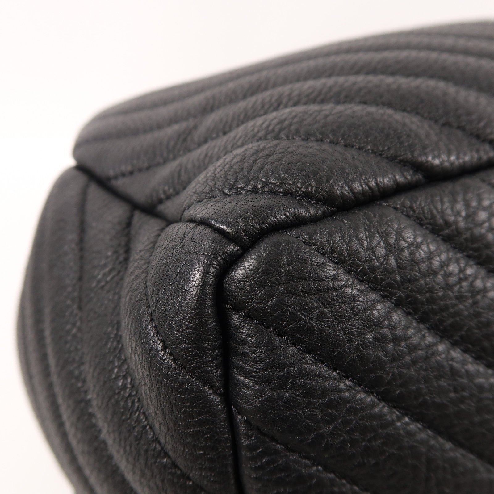 CHANEL 牛皮皮革2way Shoulder Bag銀扣鏈帶肩背袋