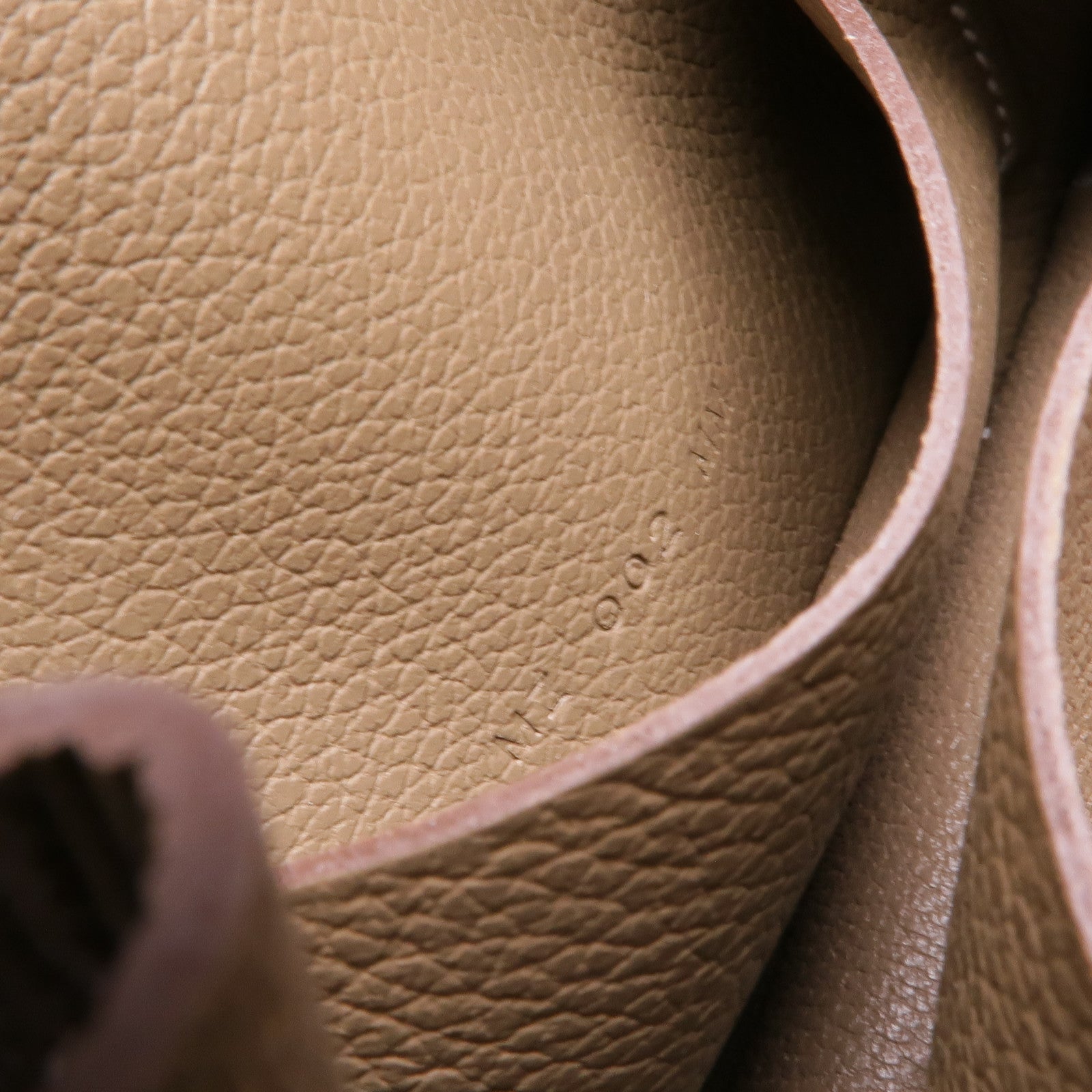 HERMES Evercolor皮革Constance Slim金扣錢包Etoupe