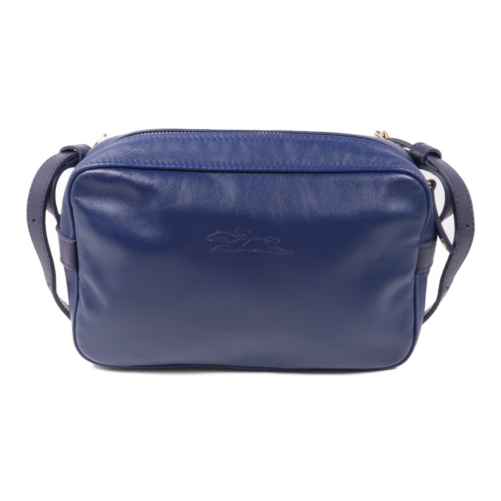 Longchamp 牛皮皮革Shoulder Bag金扣肩背袋