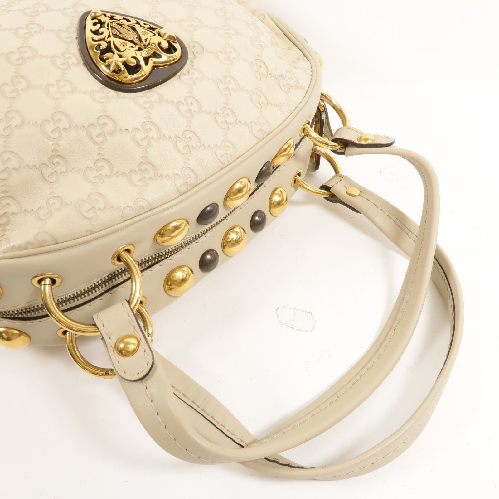 GUCCI 牛皮皮革Guccissima Babouska Dome Bag手挽袋
