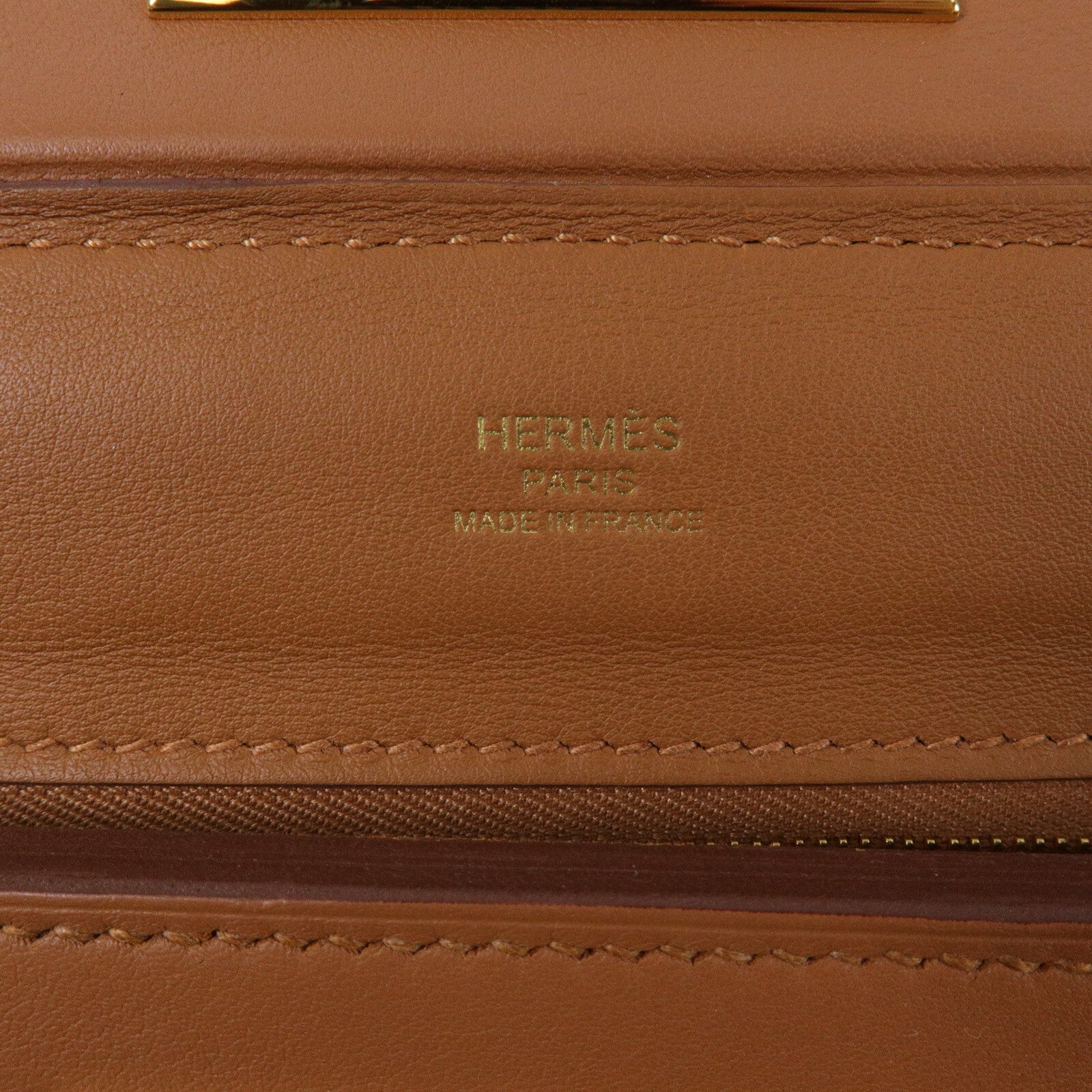 HERMES Swift皮革24/24 Mini手挽肩背兩用袋Gold