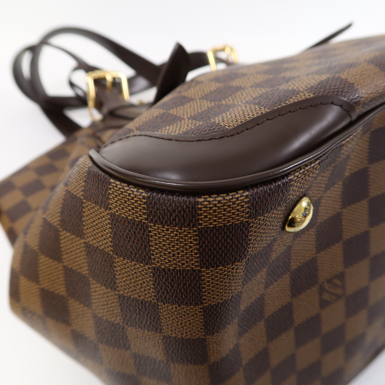 LOUIS VUITTON 【激減優惠】Damier Verona MM金扣肩背袋啡色