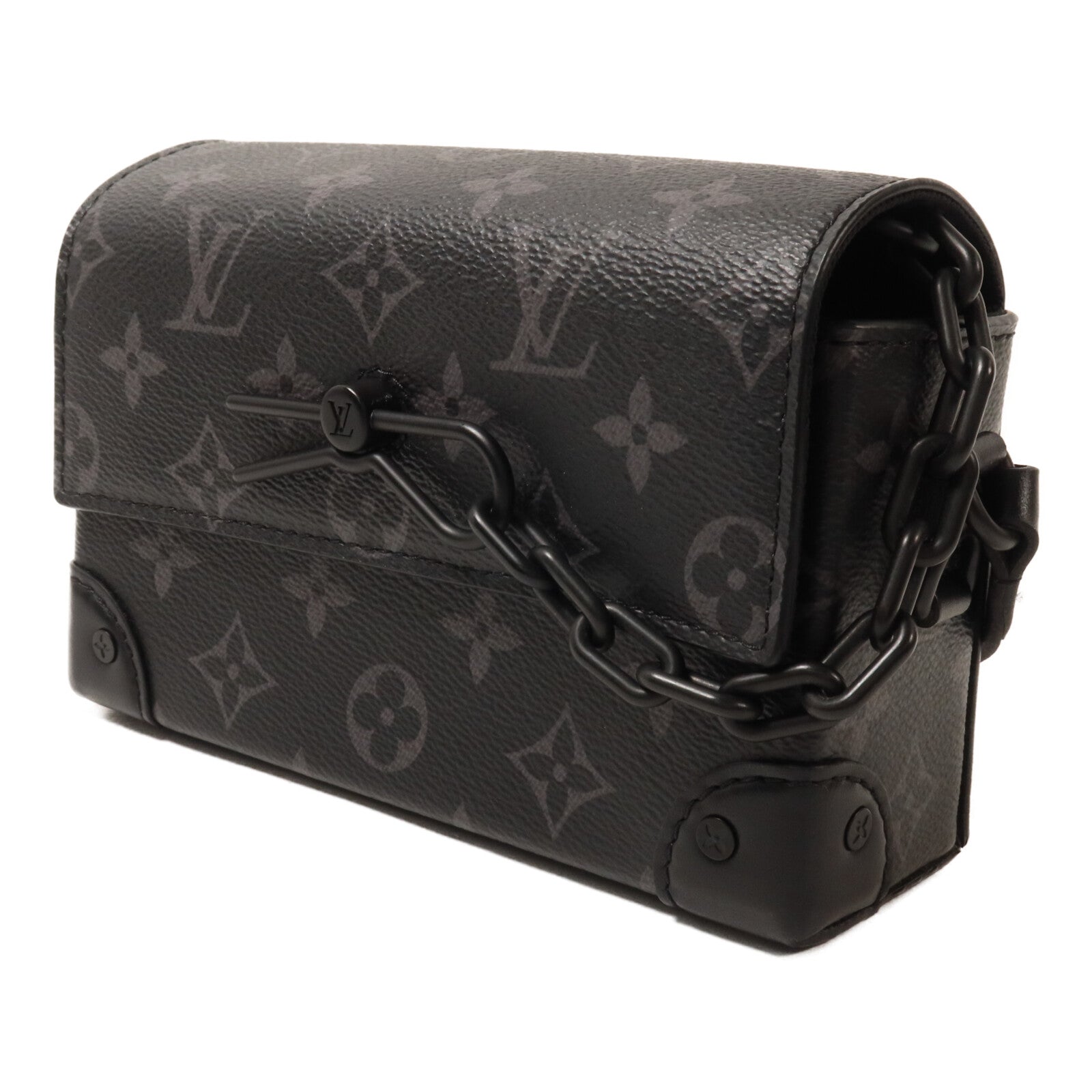 LOUIS VUITTON Monogram Eclipse Steamer Wearable Wallet肩背袋