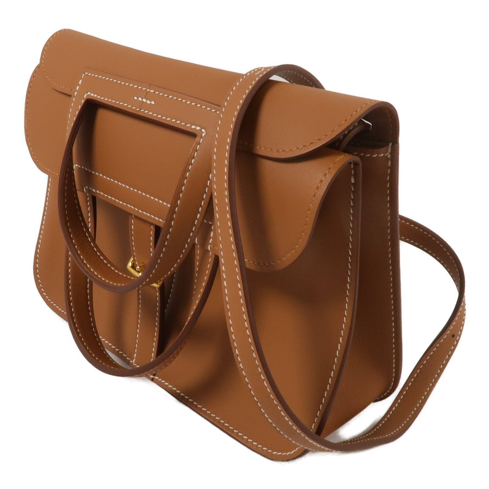 HERMES Swift皮革Mini Halzan手挽肩背兩用袋
