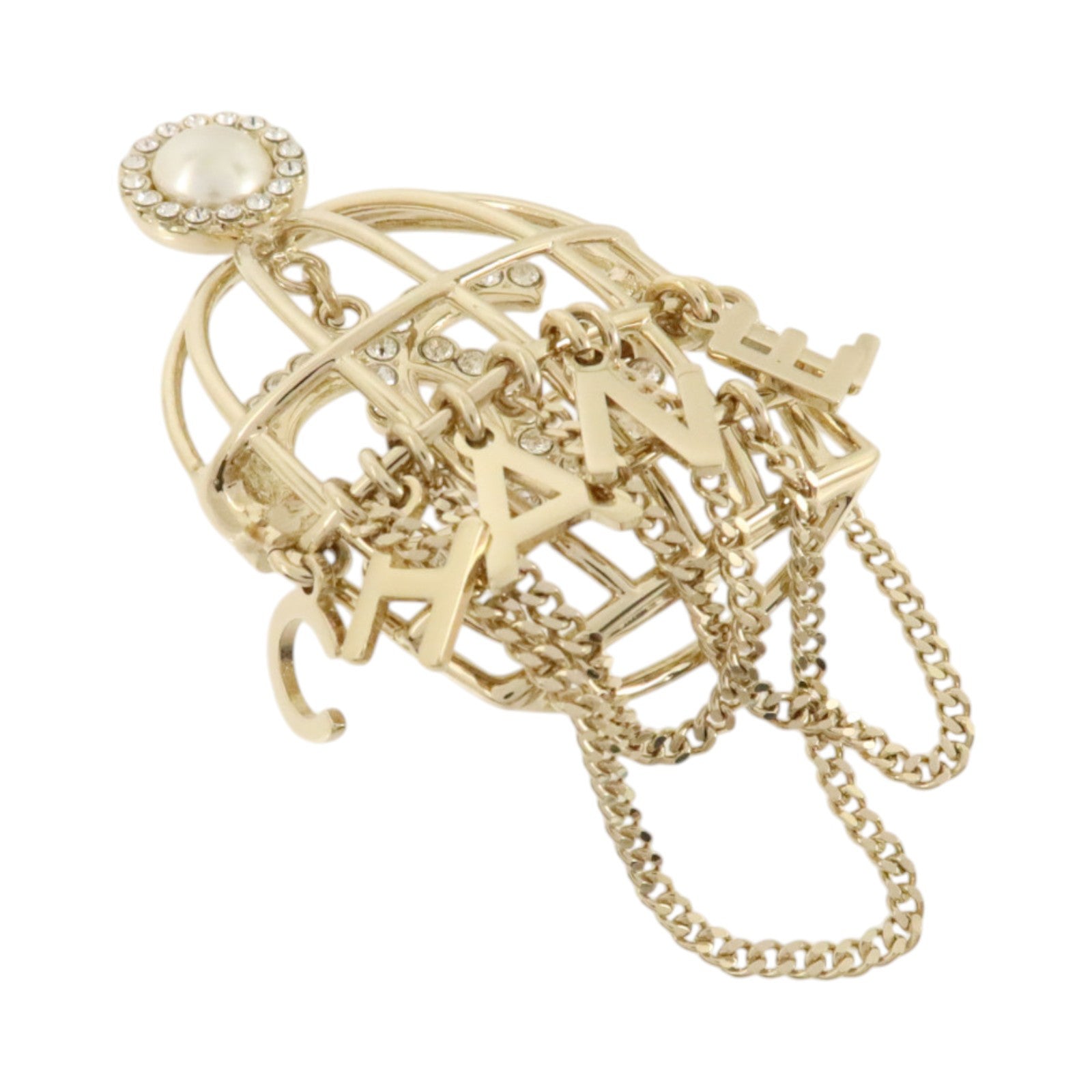 CHANEL 金屬/PVC Brooch胸針