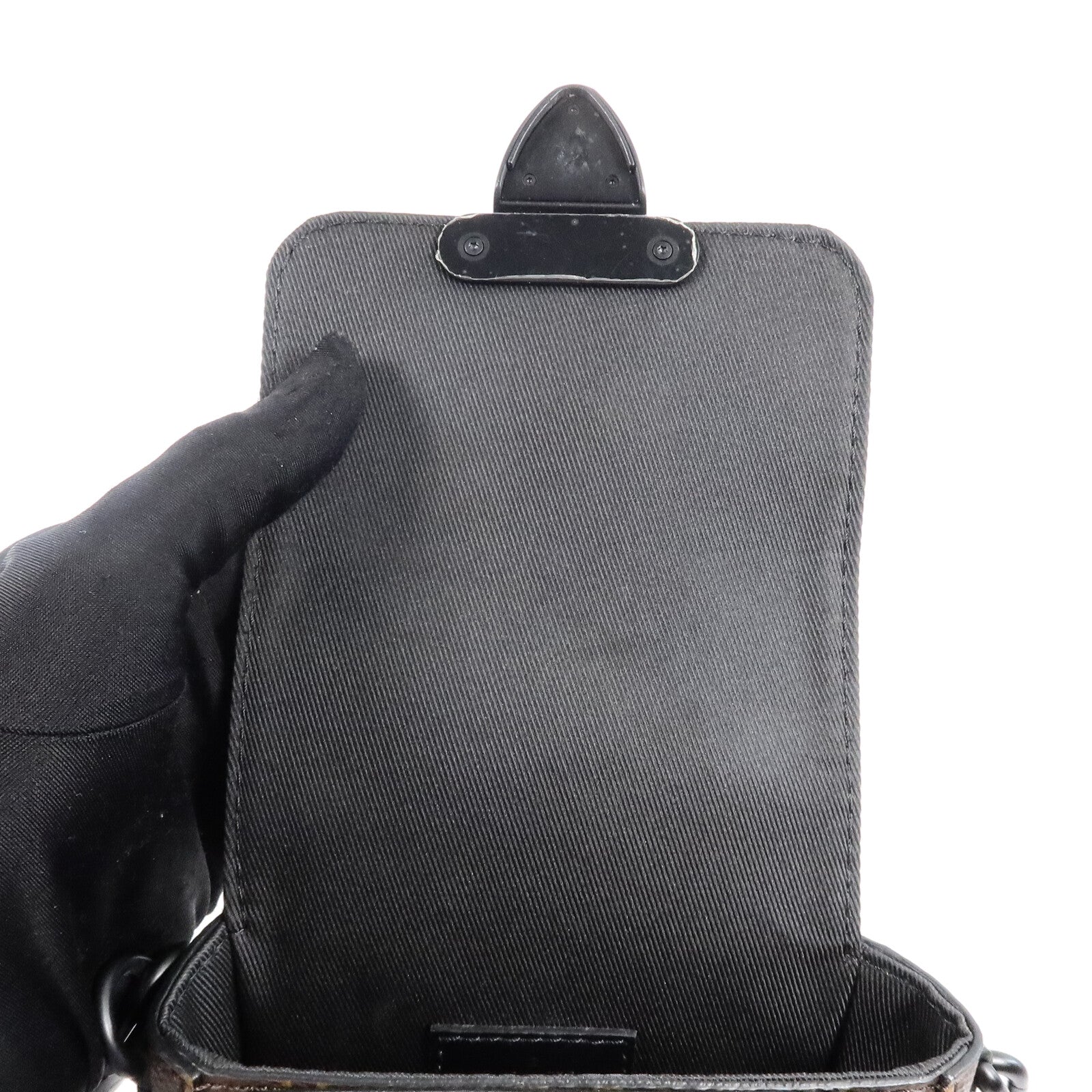 LOUIS VUITTON Monogram Macassar S-Lock肩背袋