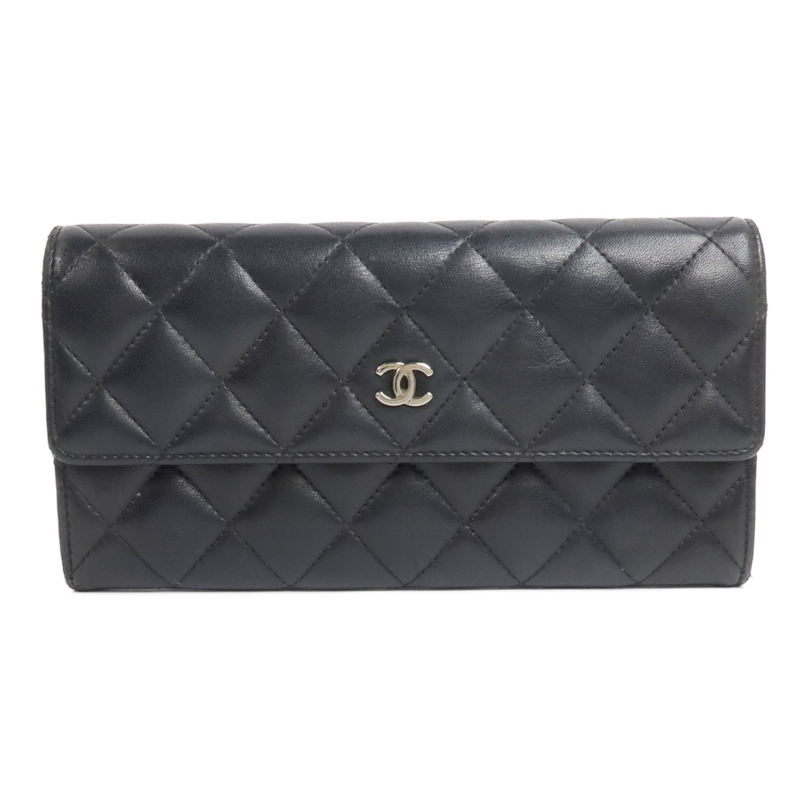 CHANEL 羊皮皮革Long Wallet長錢包