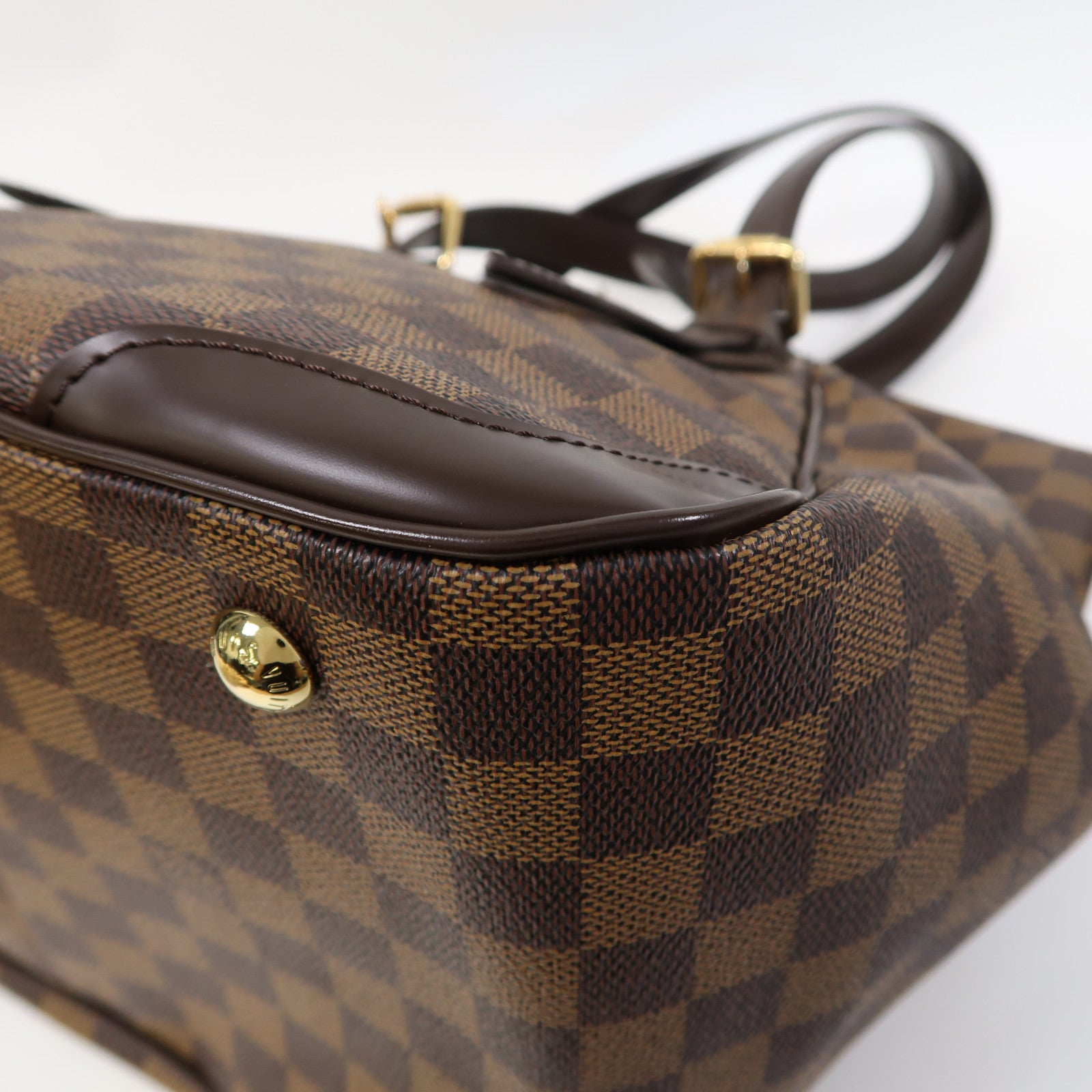 LOUIS VUITTON 【激減優惠】Damier Verona MM金扣肩背袋啡色