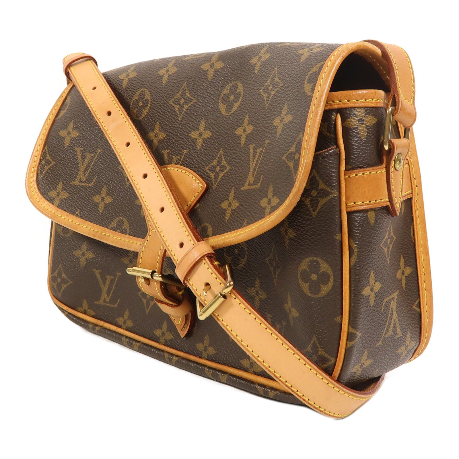 LOUIS VUITTON Monogram Sologne金扣肩背袋
