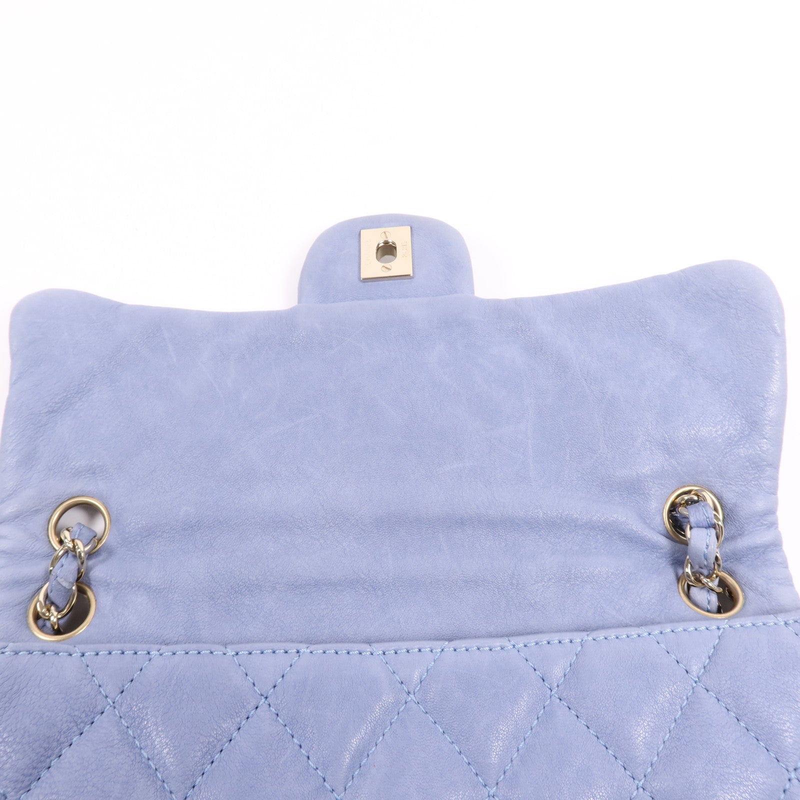 CHANEL 羊皮皮革Chain Shoulder Bag金扣鏈帶肩背袋