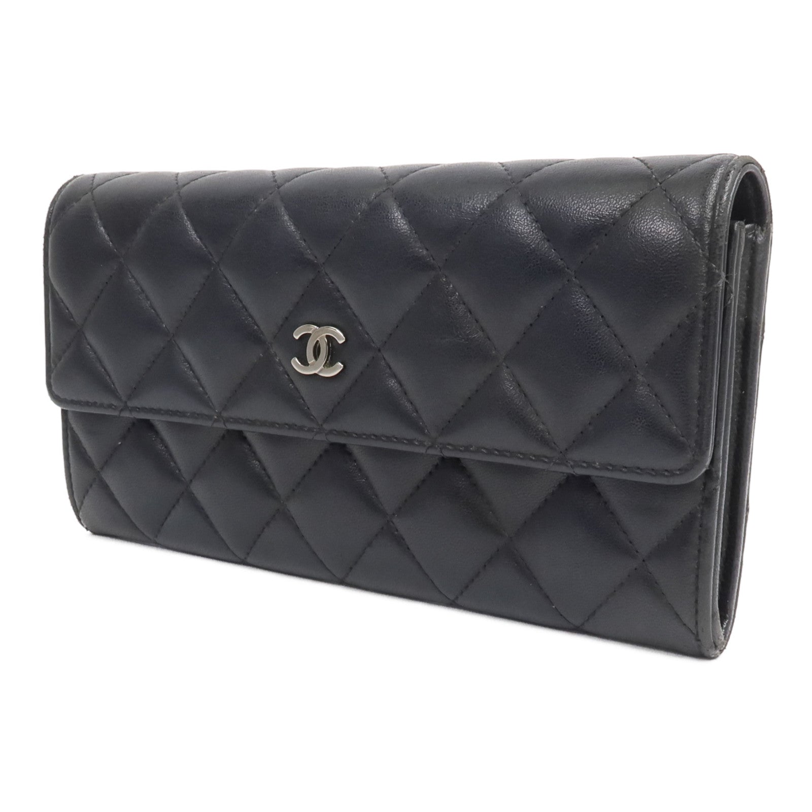 CHANEL 羊皮皮革Long Wallet長錢包