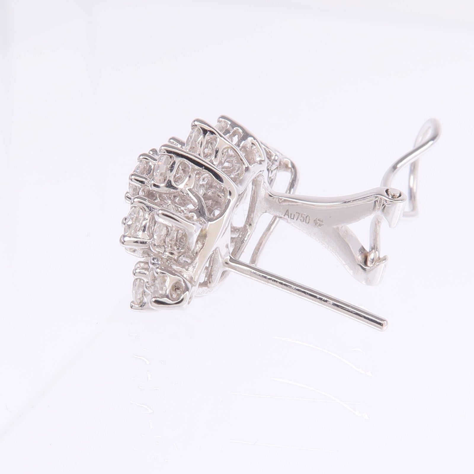JEWELRY 18K白金Diamond Earrings鑽石耳環