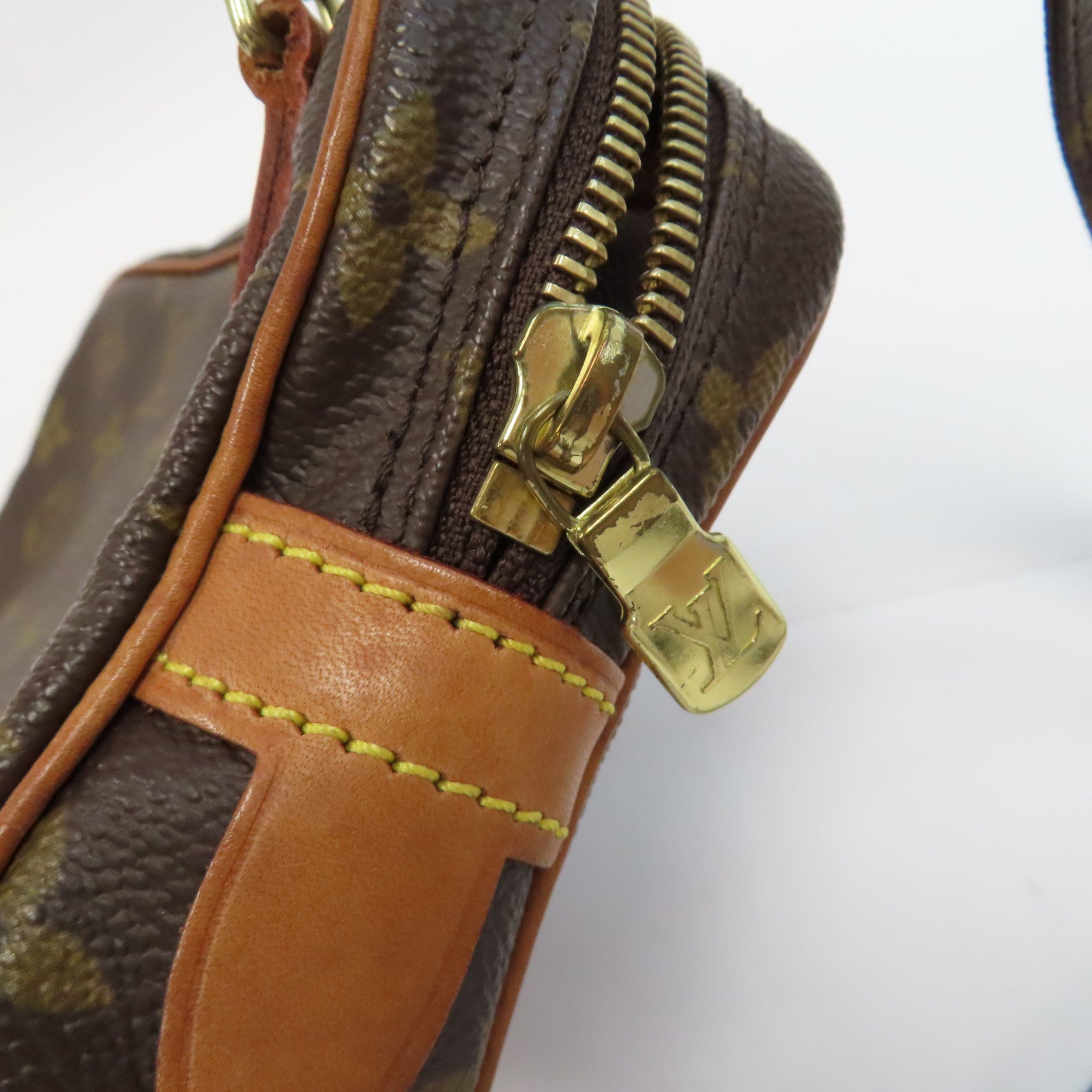 LOUIS VUITTON Monogram Marly Bandouliere金扣肩背袋啡色