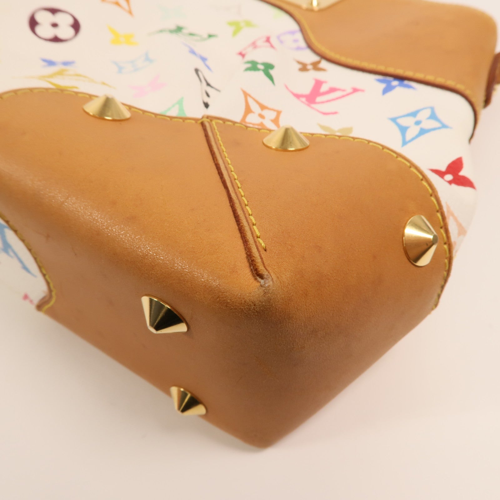 LOUIS VUITTON Monogram Multicolore Judy MM金扣鏈帶手挽肩背兩用袋
