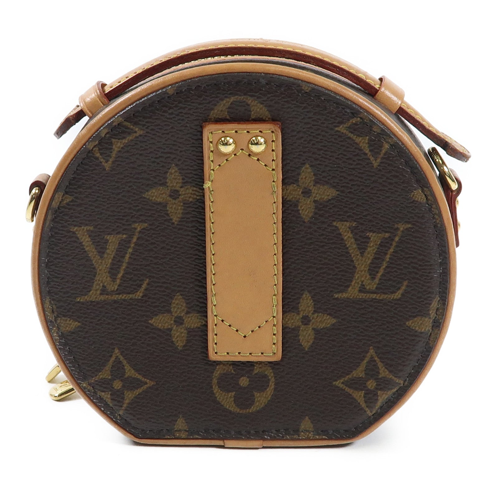LOUIS VUITTON LV GHW Mini Boite Chapeau 2 Way Shoulder Bag M44699 Monogram Brown