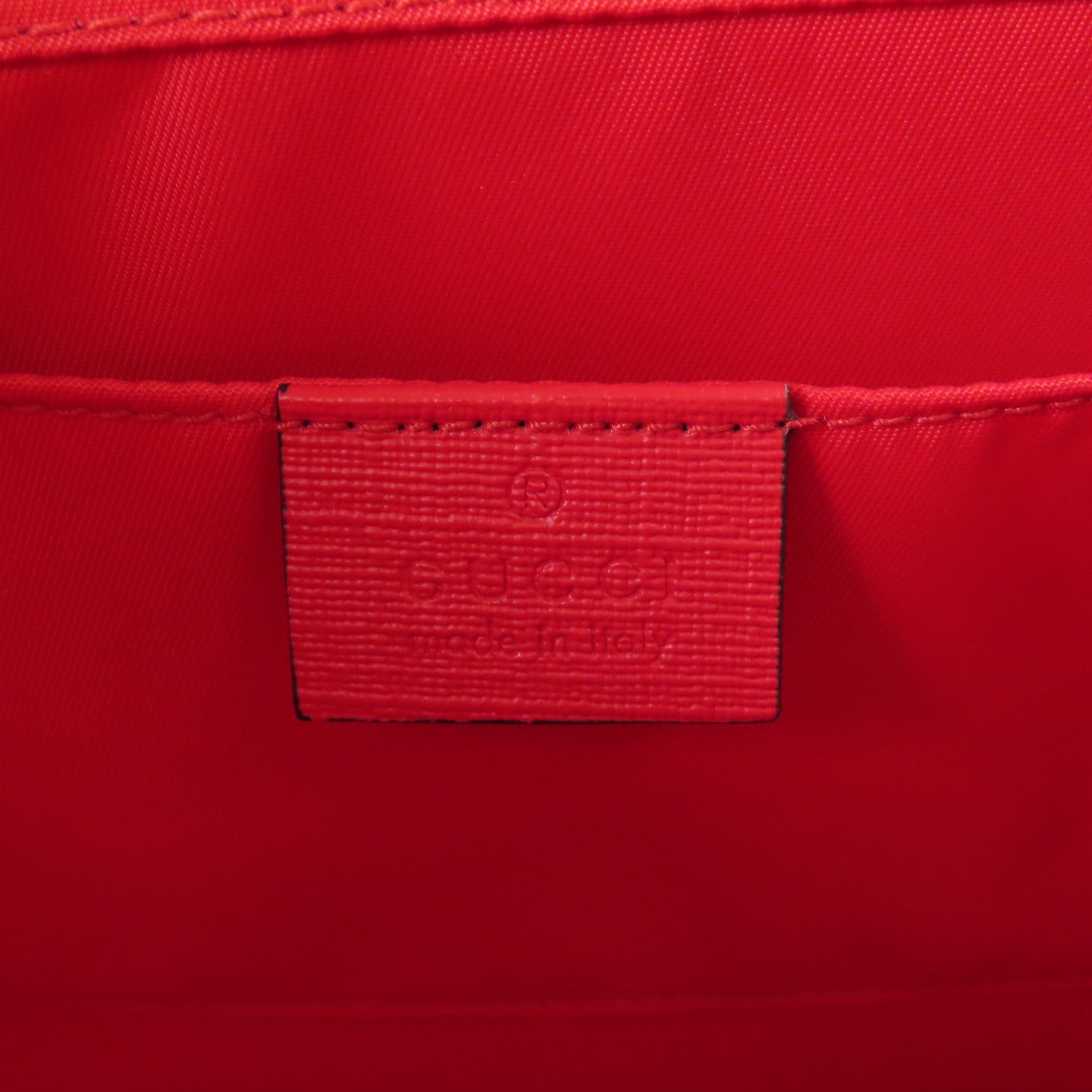 GUCCI 塗層帆布Children Heart Buckle Bag銀扣手挽袋