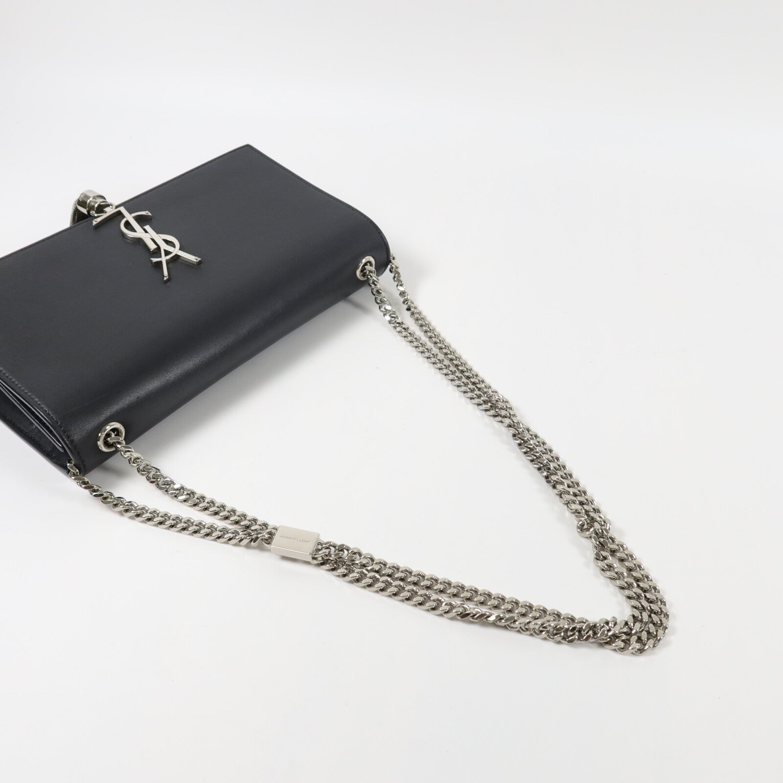 YVES SAINT LAURENT 牛皮皮革Kate Tassel鏈帶肩背袋