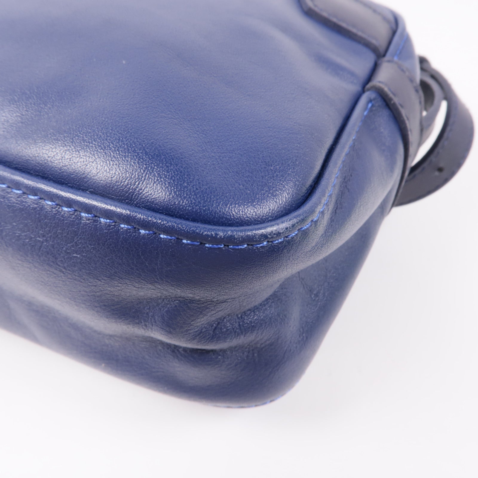 Longchamp 牛皮皮革Shoulder Bag金扣肩背袋