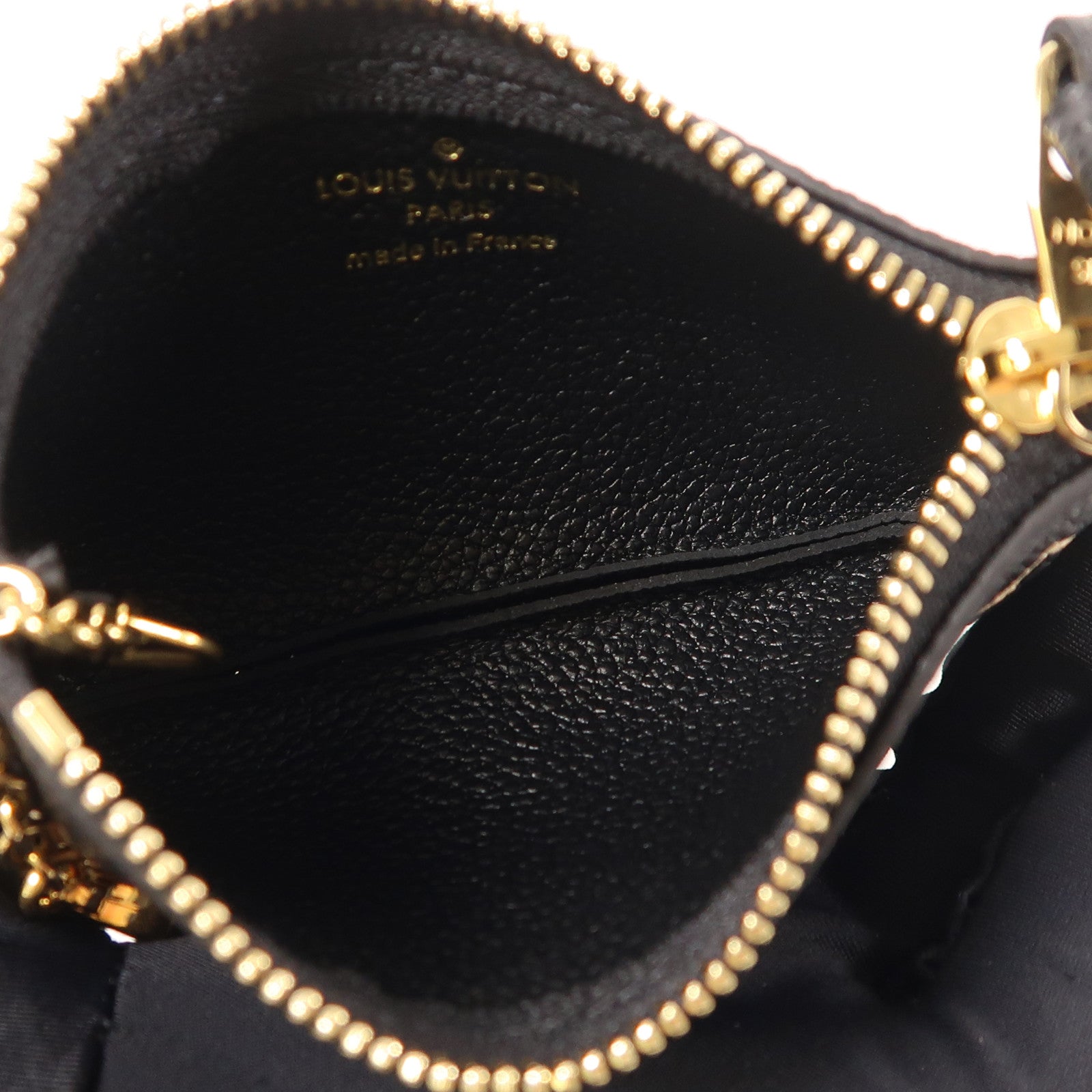 LOUIS VUITTON Monogram Empreinte Key Pouch金扣鎖匙包